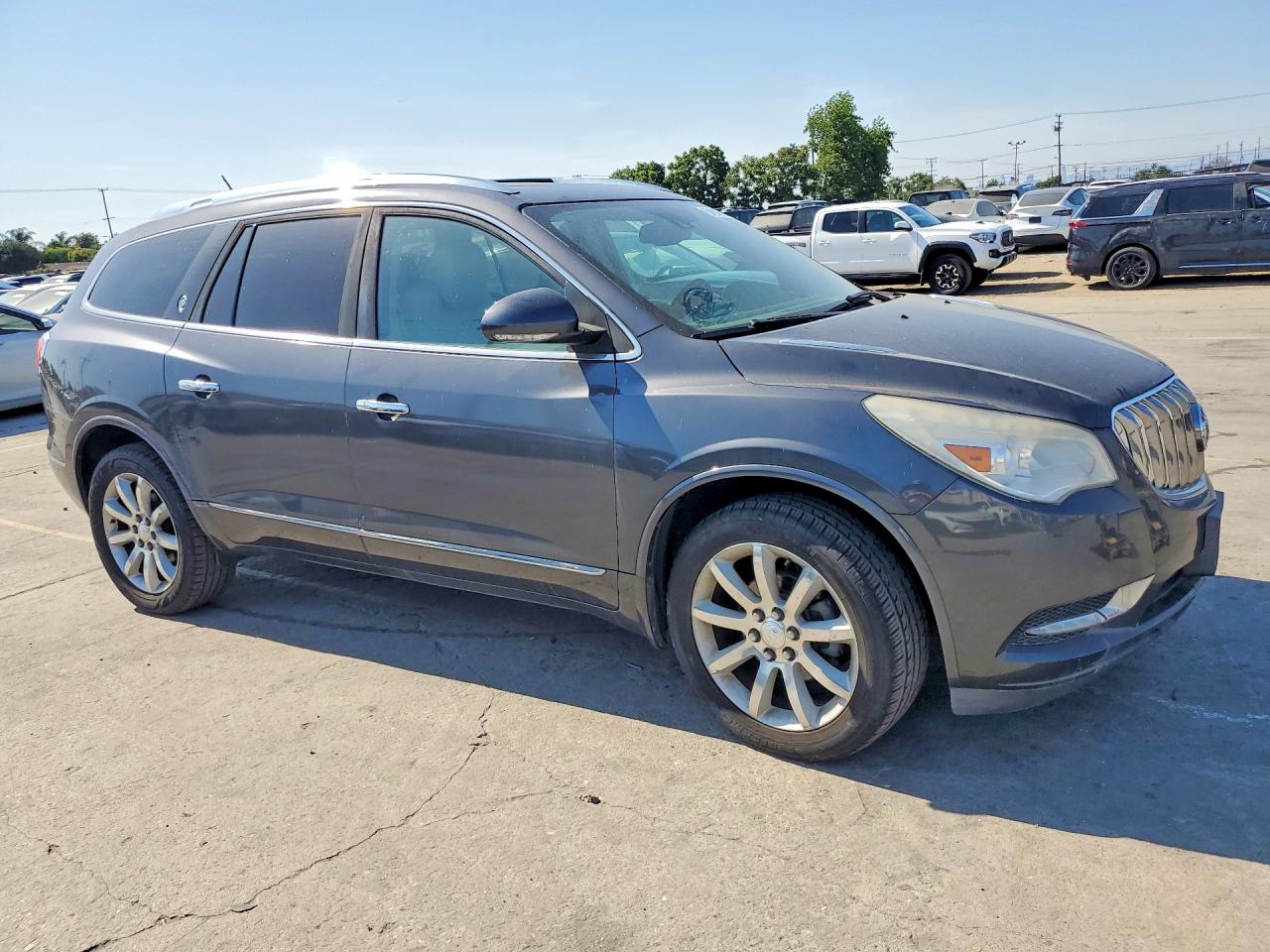 2014 Buick Enclave Gray vin: 5GAKRCKD6EJ264472