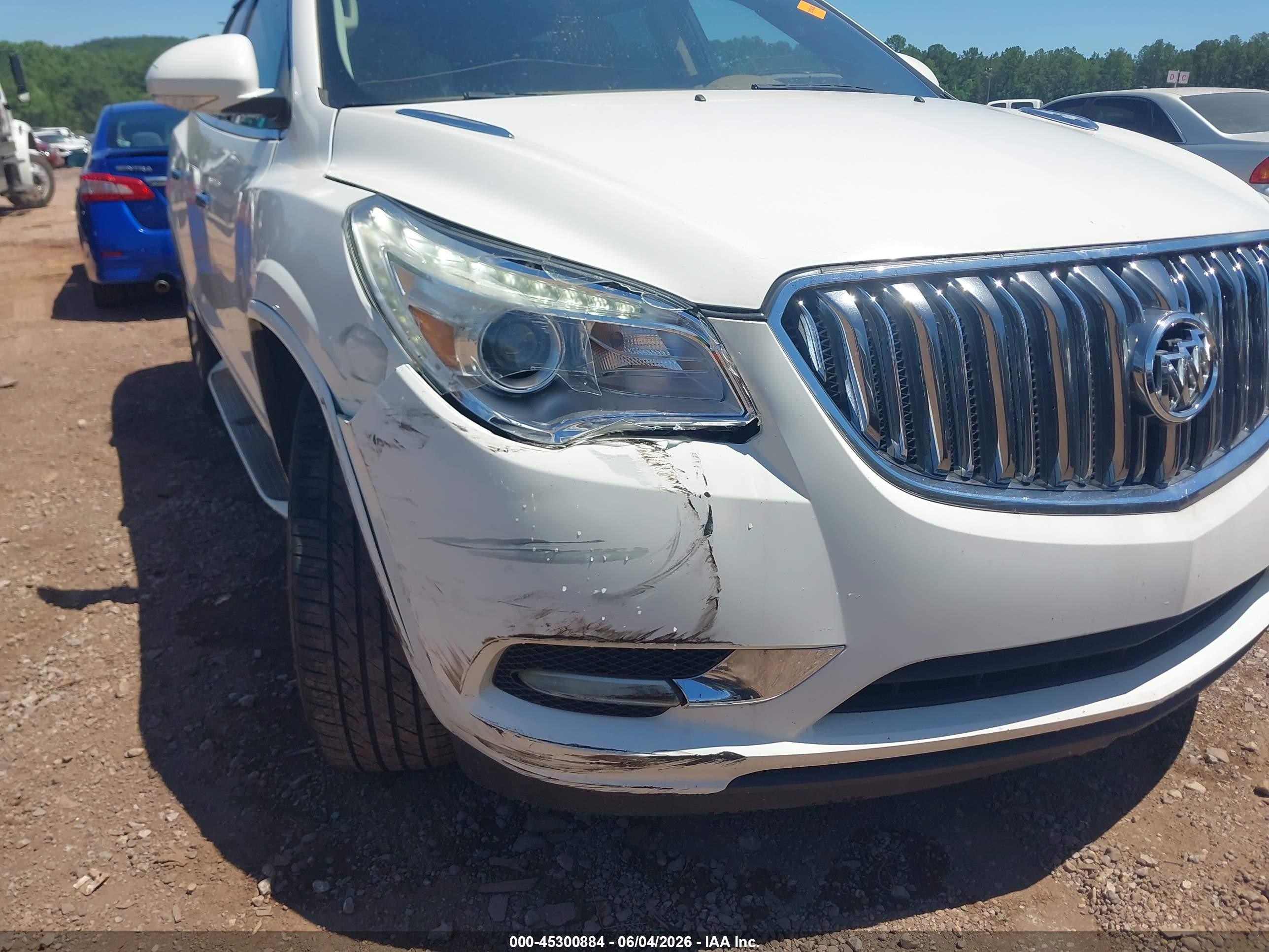 2014 Buick Enclave Premium White vin: 5GAKRCKD6EJ353748