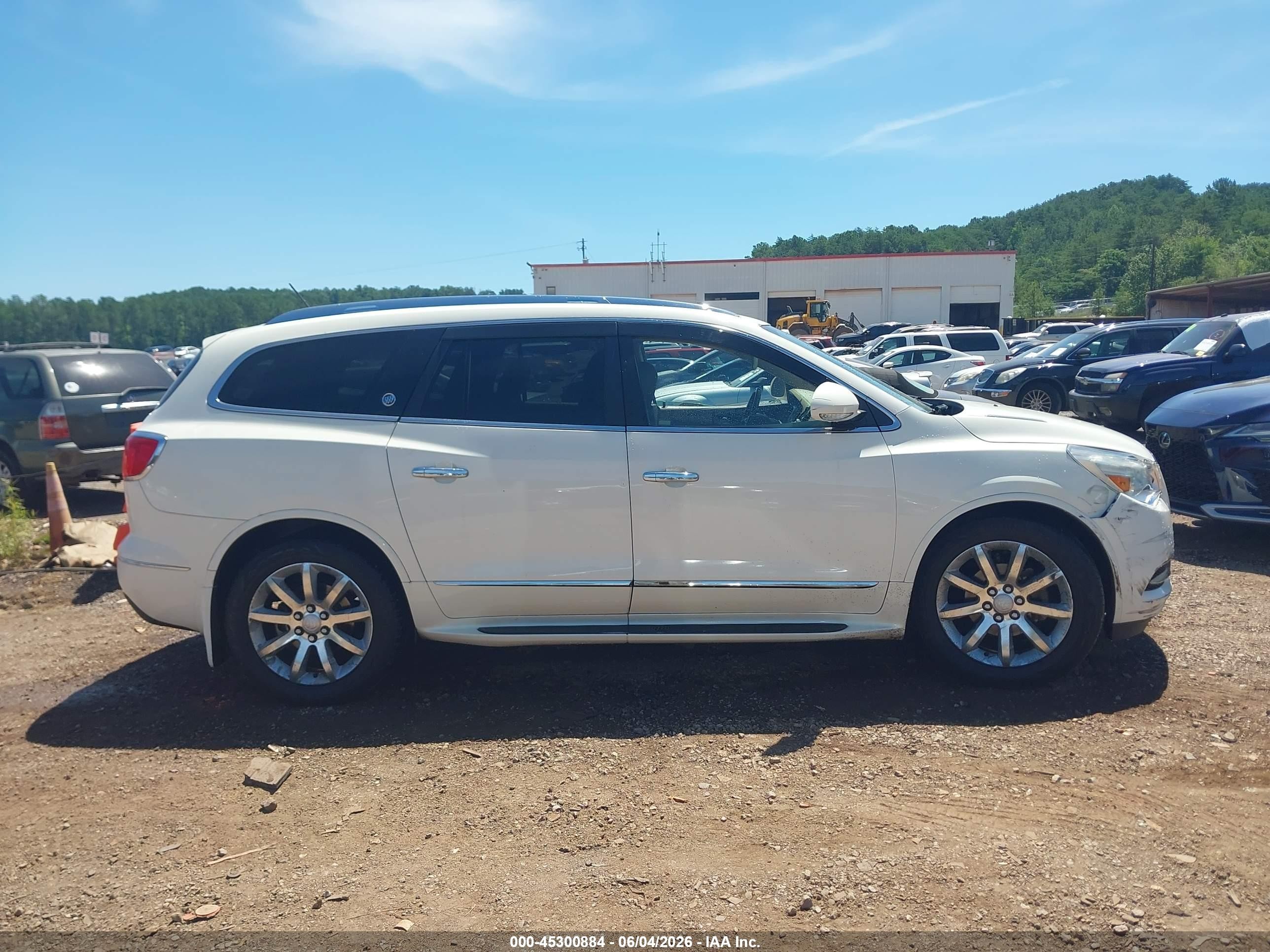 2014 Buick Enclave Premium White vin: 5GAKRCKD6EJ353748