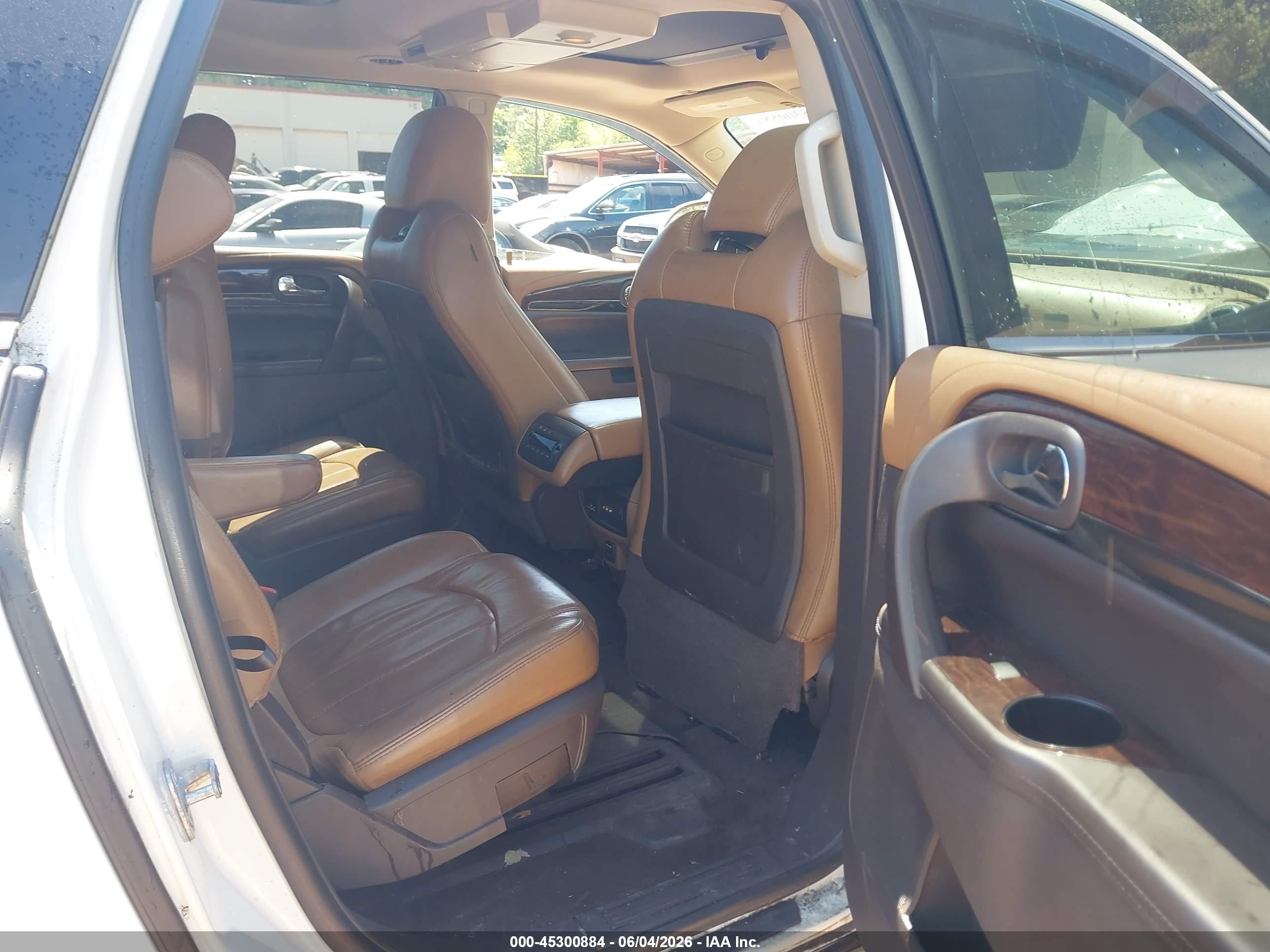 2014 Buick Enclave Premium White vin: 5GAKRCKD6EJ353748