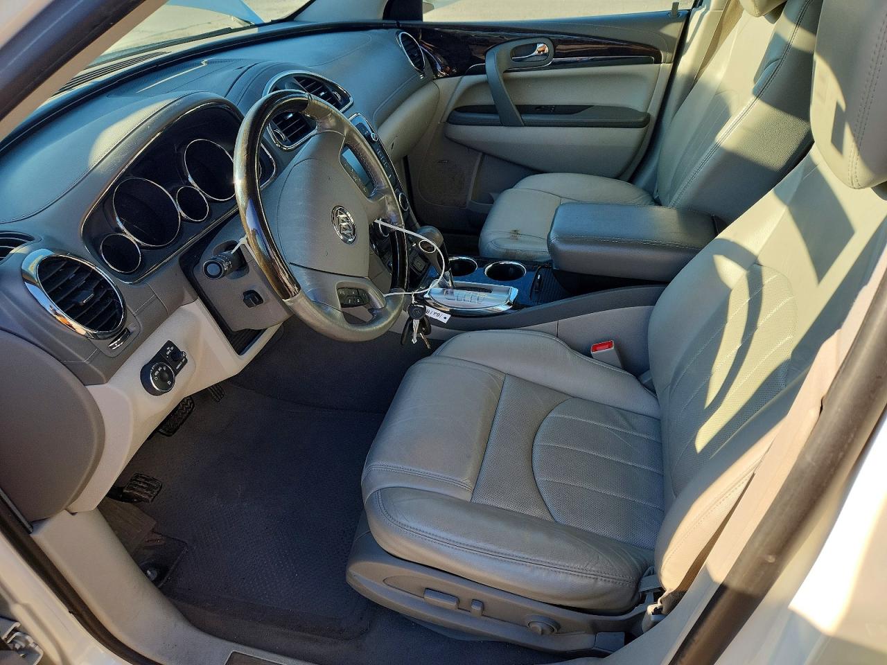 2015 Buick Enclave White vin: 5GAKRCKD6FJ110796