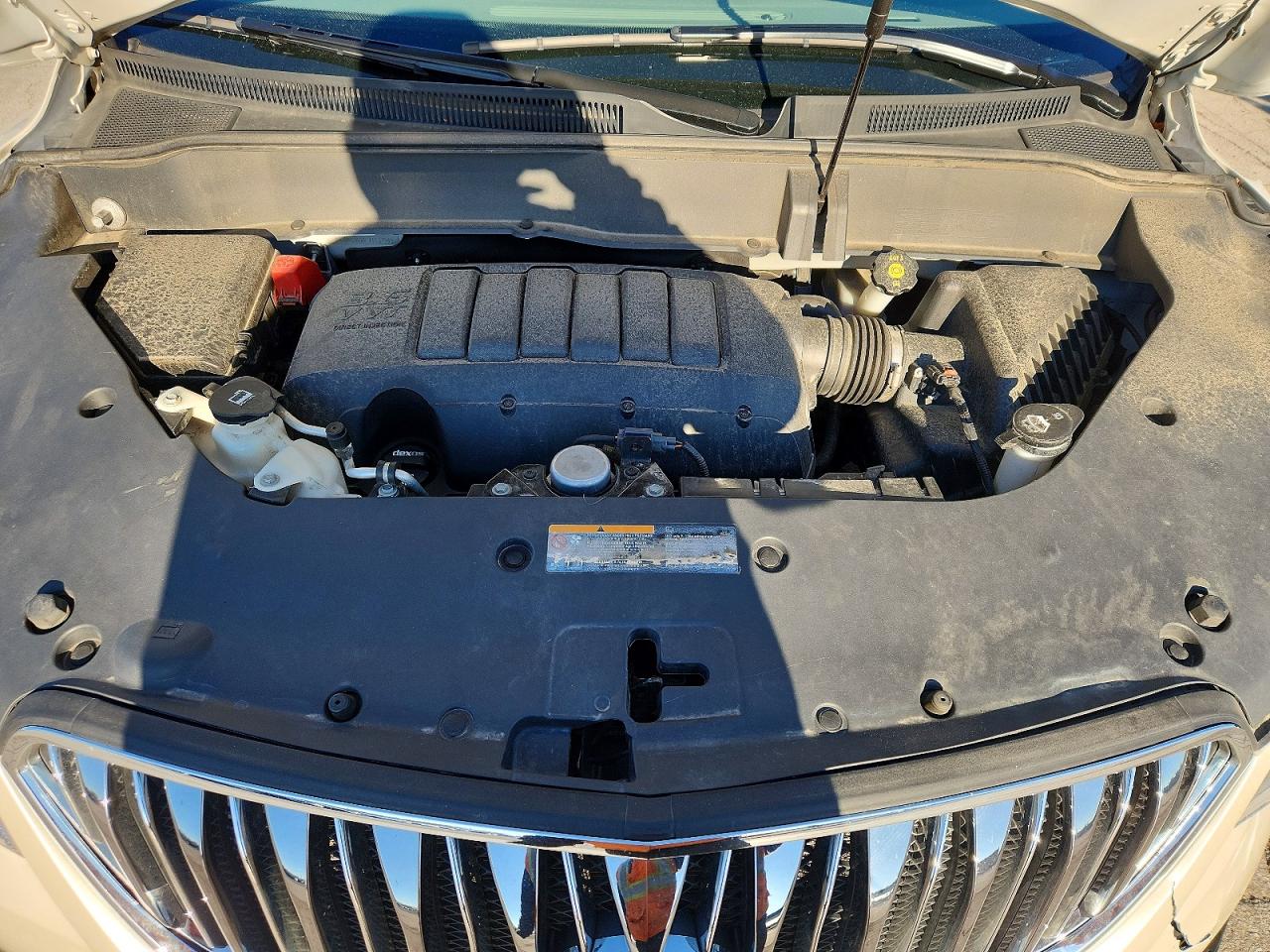 2015 Buick Enclave White vin: 5GAKRCKD6FJ110796