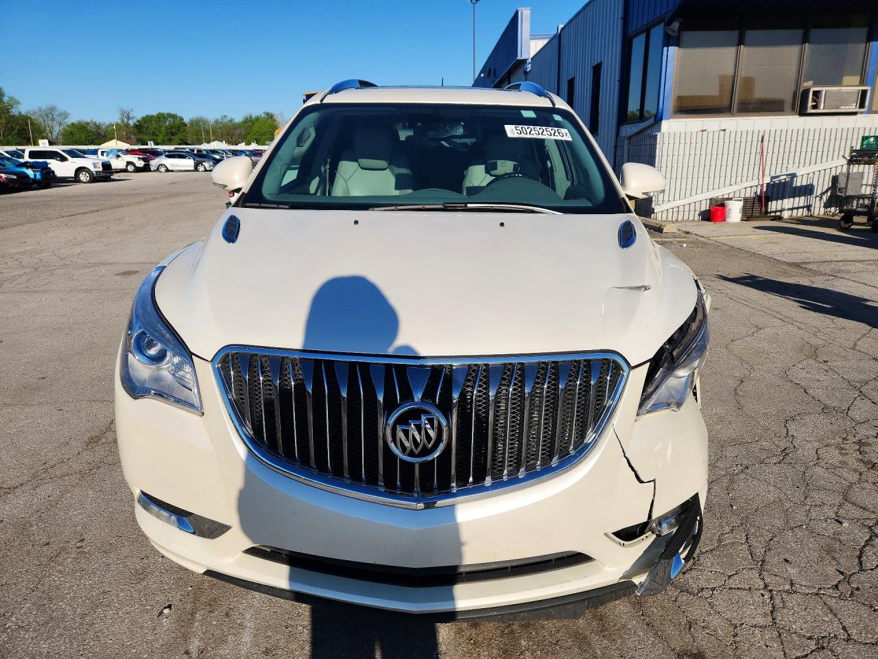 2015 Buick Enclave White vin: 5GAKRCKD6FJ110796