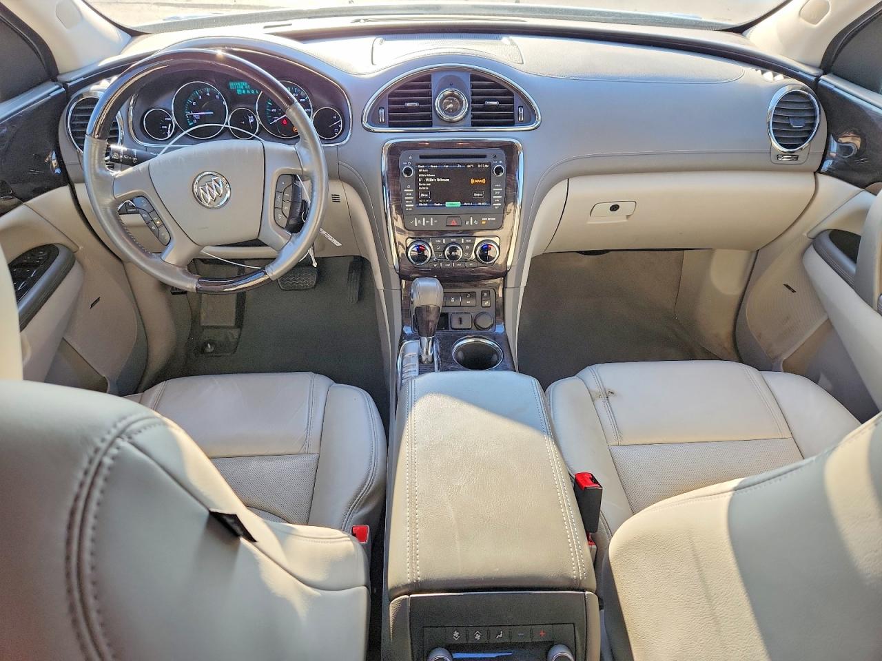 2015 Buick Enclave White vin: 5GAKRCKD6FJ110796