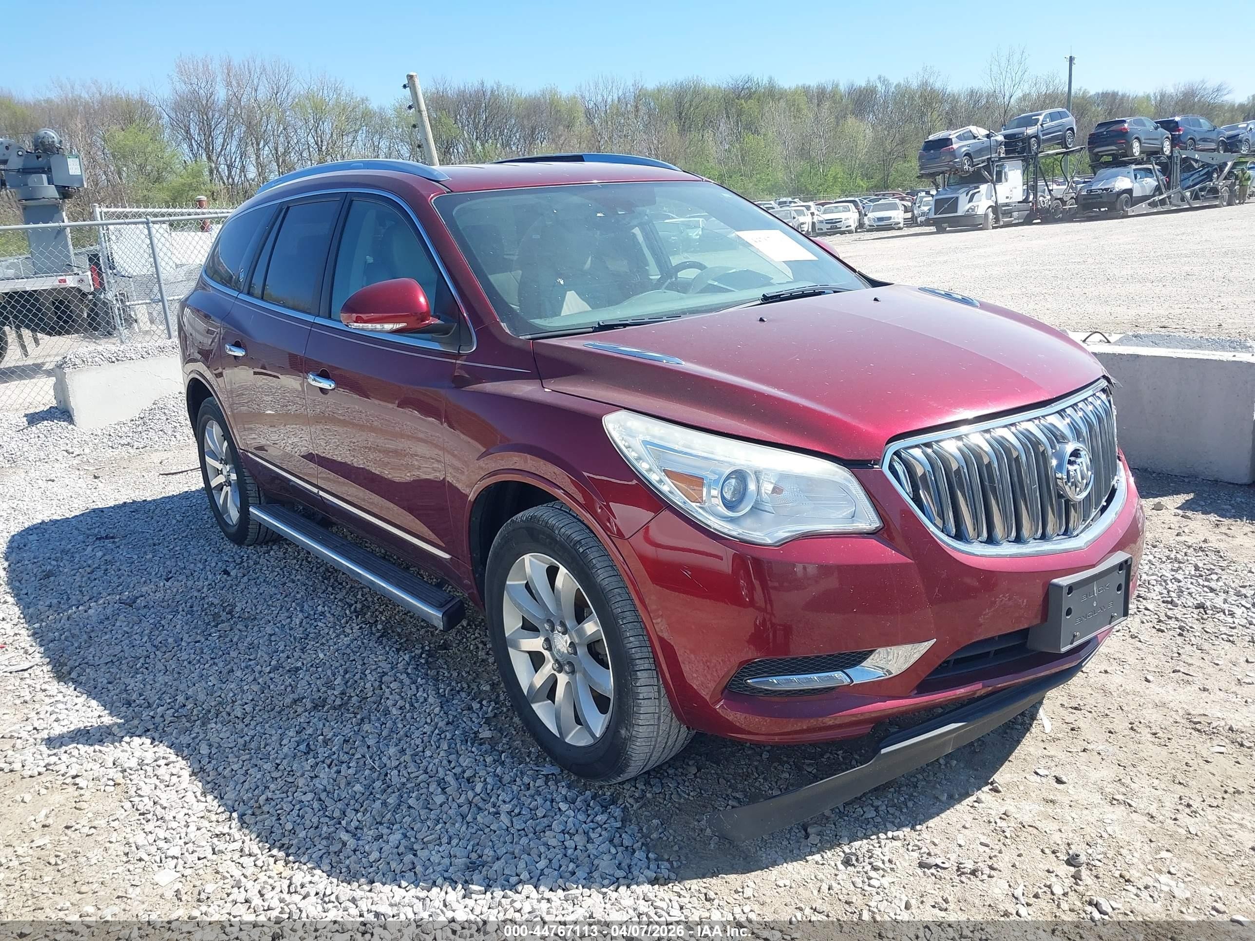 2015 Buick Enclave Premium Red vin: 5GAKRCKD6FJ180041