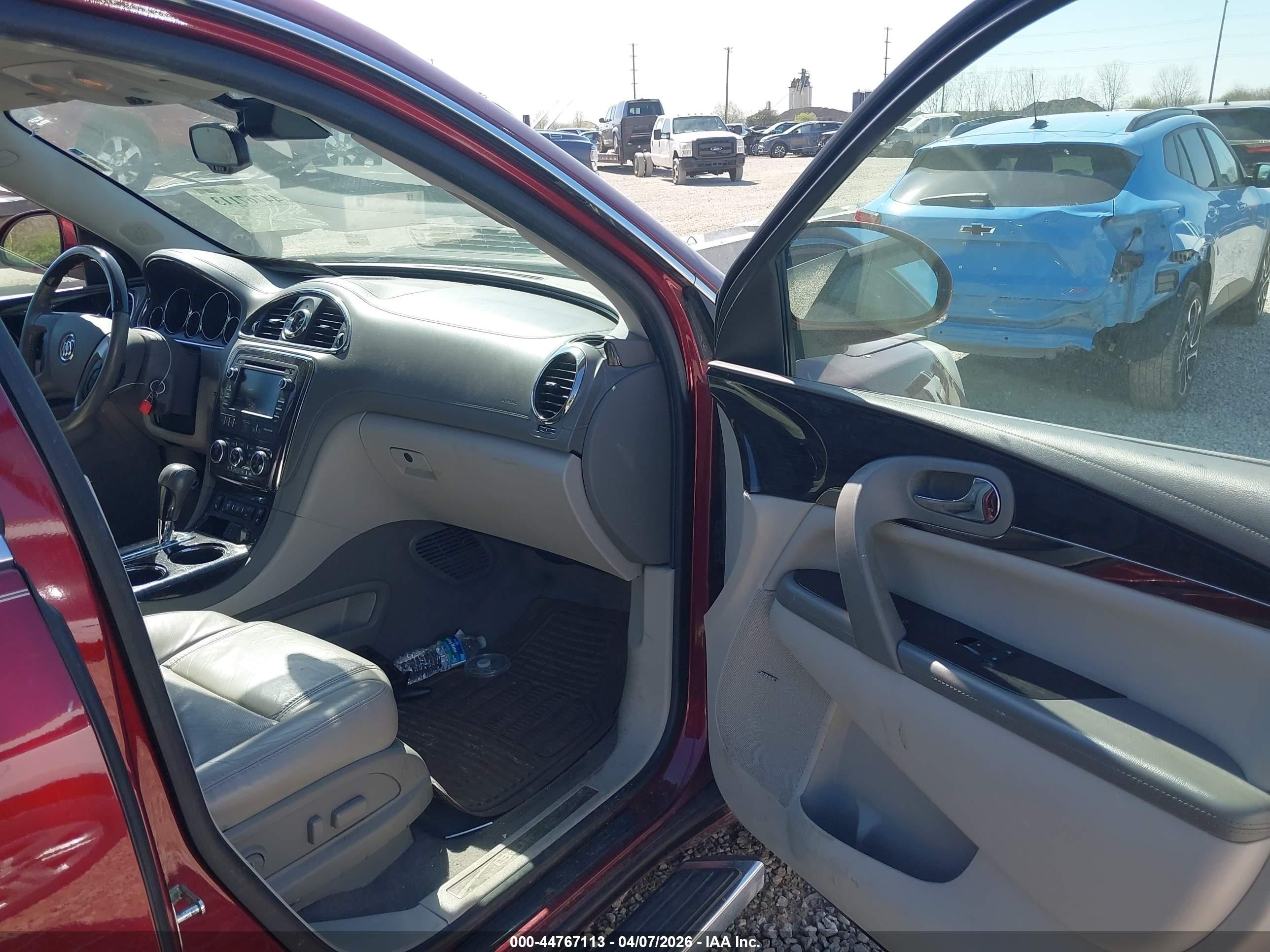2015 Buick Enclave Premium Red vin: 5GAKRCKD6FJ180041