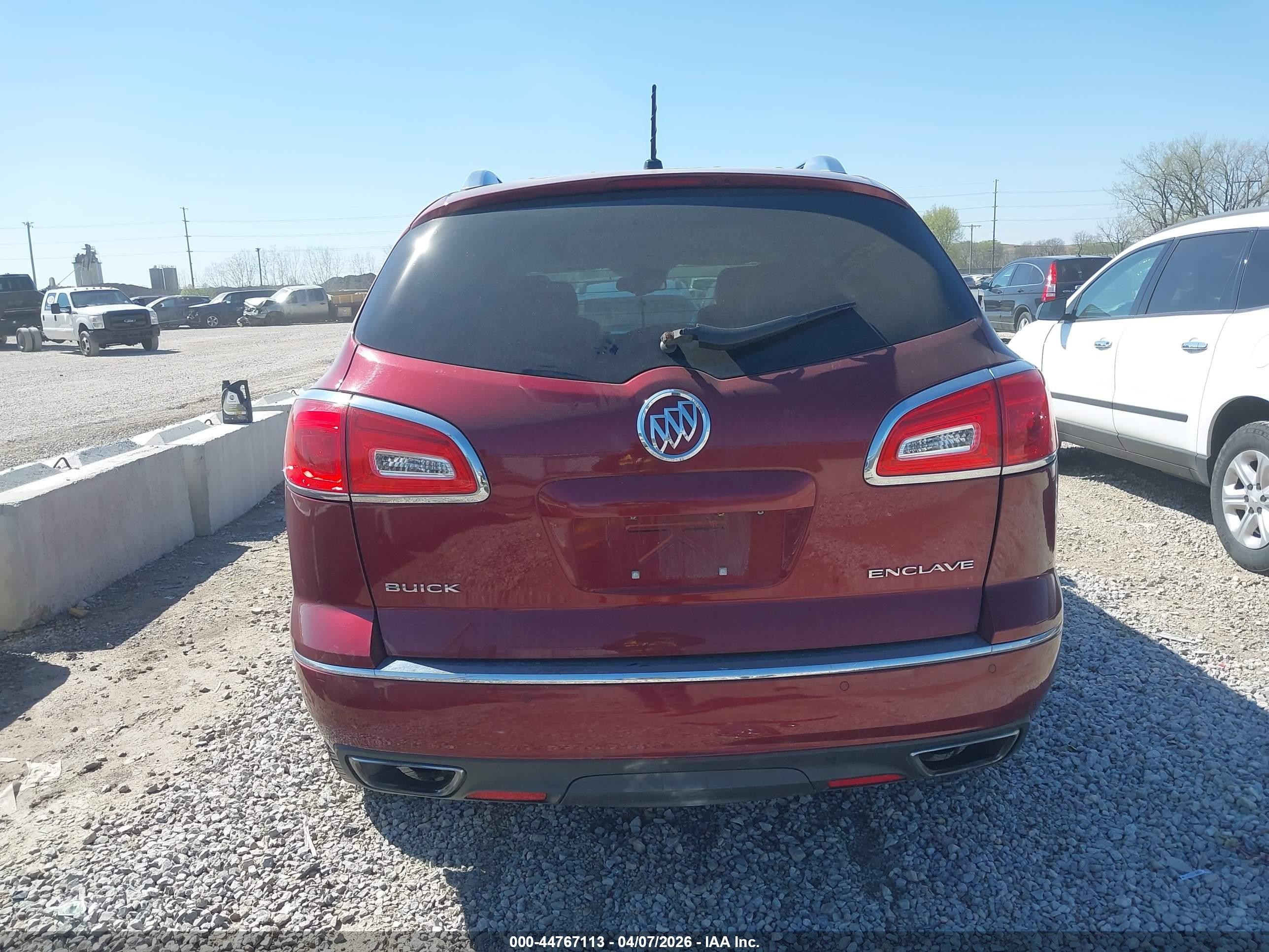 2015 Buick Enclave Premium Red vin: 5GAKRCKD6FJ180041