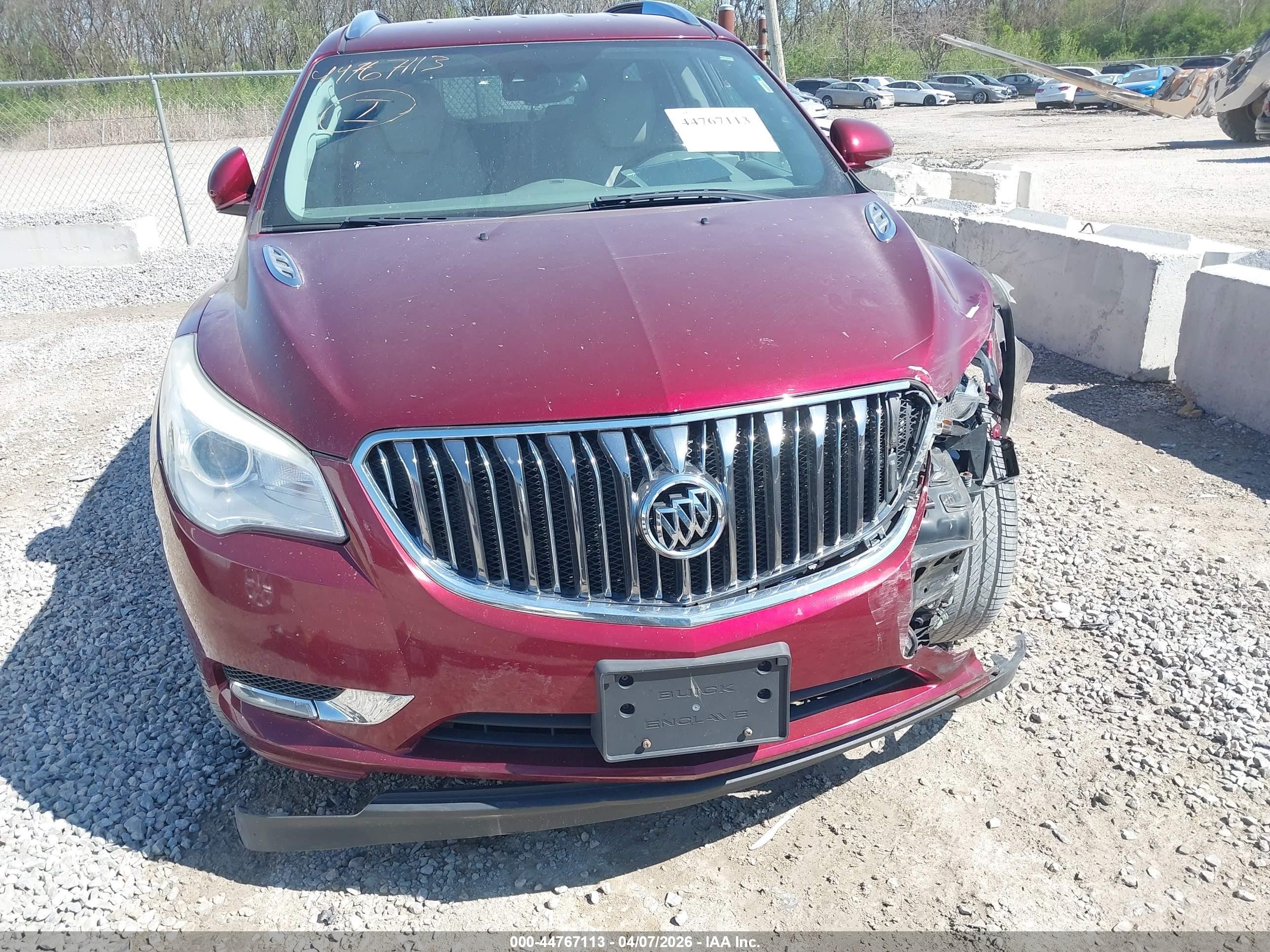 2015 Buick Enclave Premium Red vin: 5GAKRCKD6FJ180041
