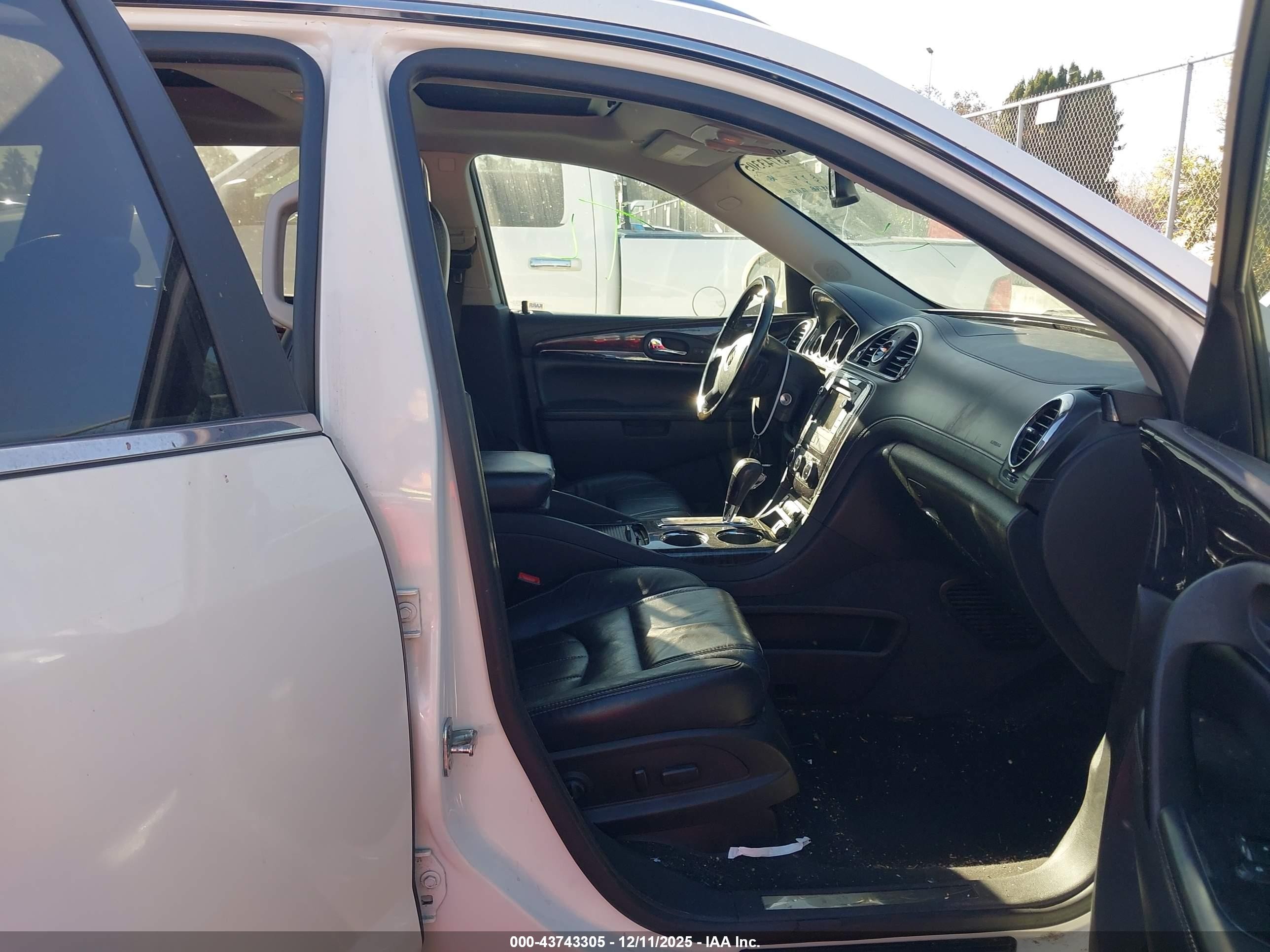 2015 Buick Enclave Premium White vin: 5GAKRCKD6FJ244160