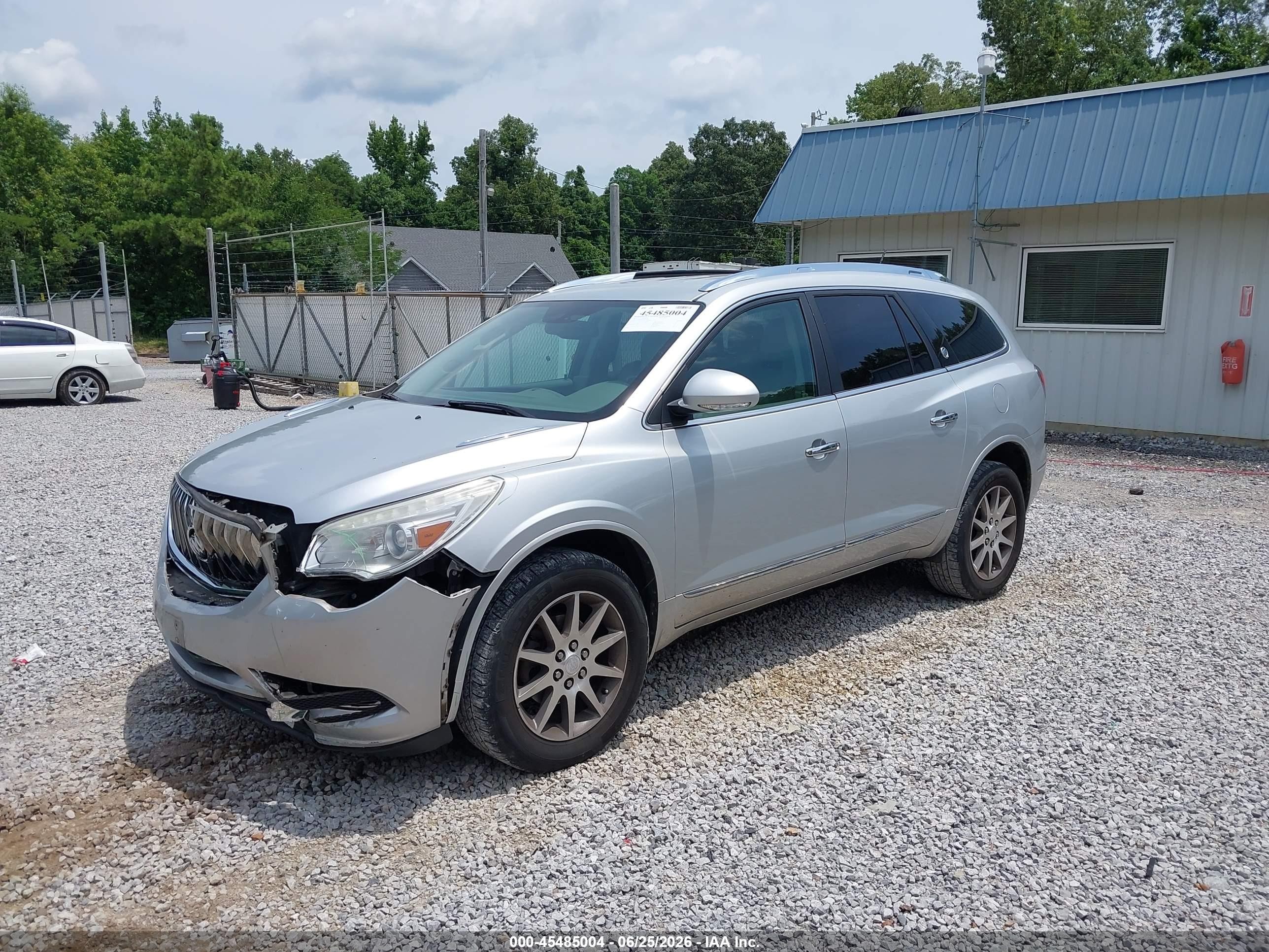 2013 Buick Enclave Leather Silver vin: 5GAKRCKD7DJ107158