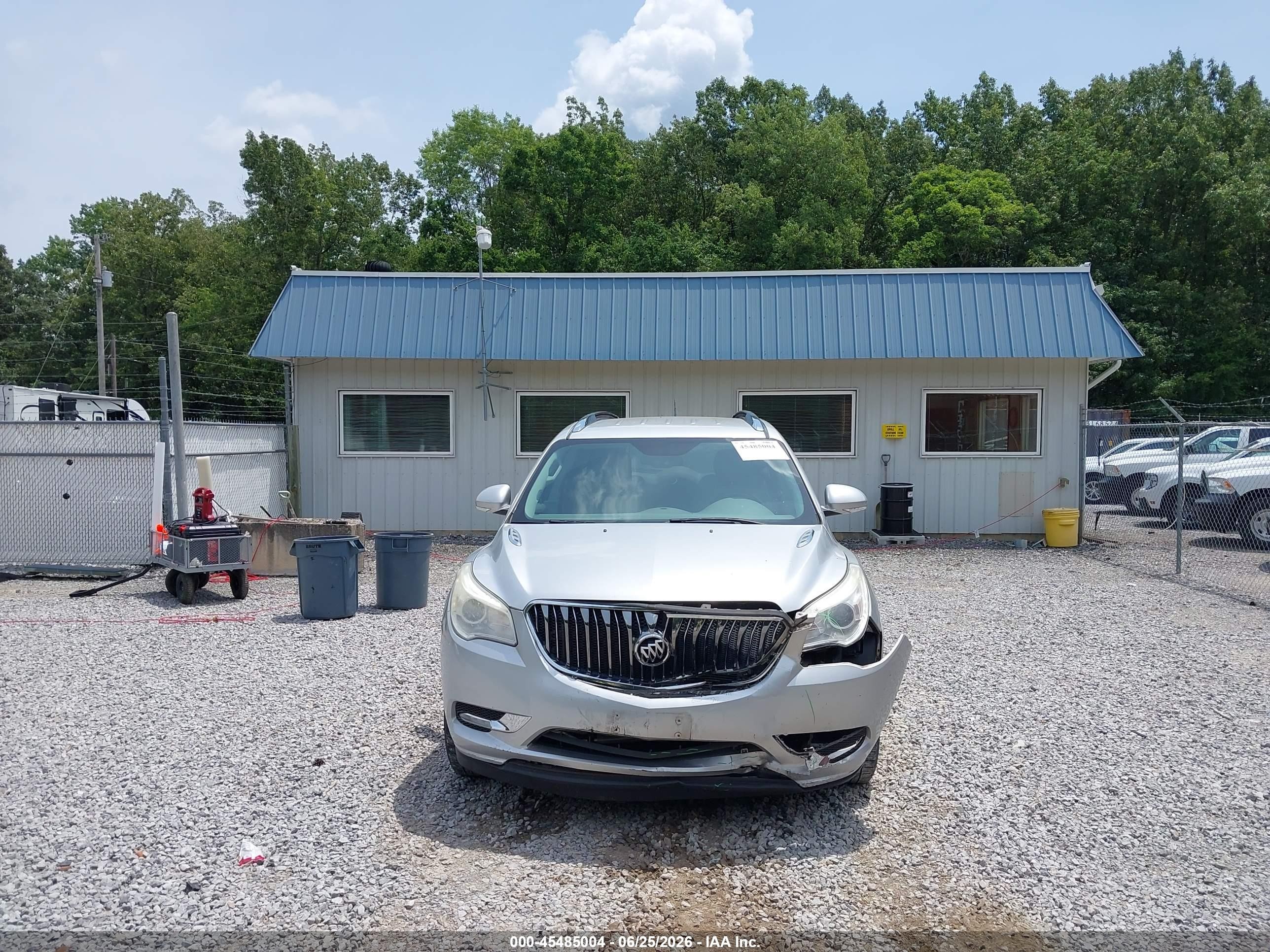 2013 Buick Enclave Leather Silver vin: 5GAKRCKD7DJ107158