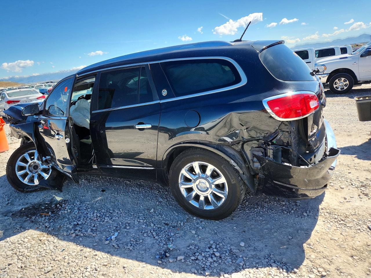 2013 Buick Enclave Black vin: 5GAKRCKD7DJ121013
