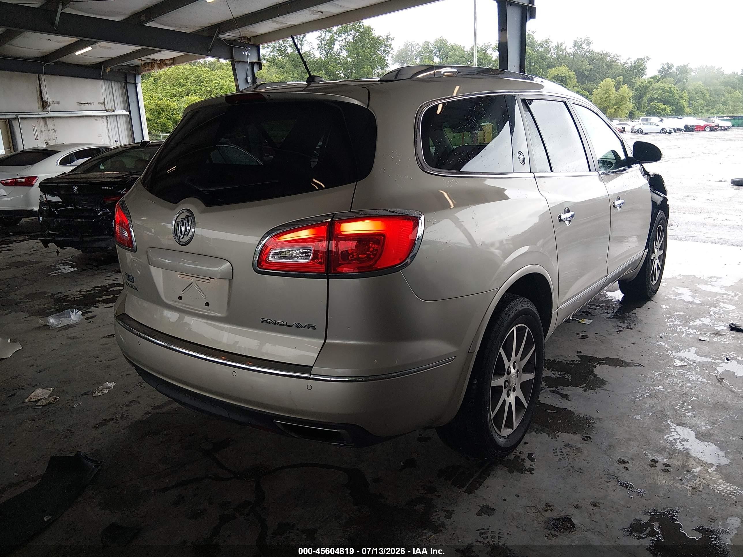2013 Buick Enclave Leather Champagne vin: 5GAKRCKD7DJ230605