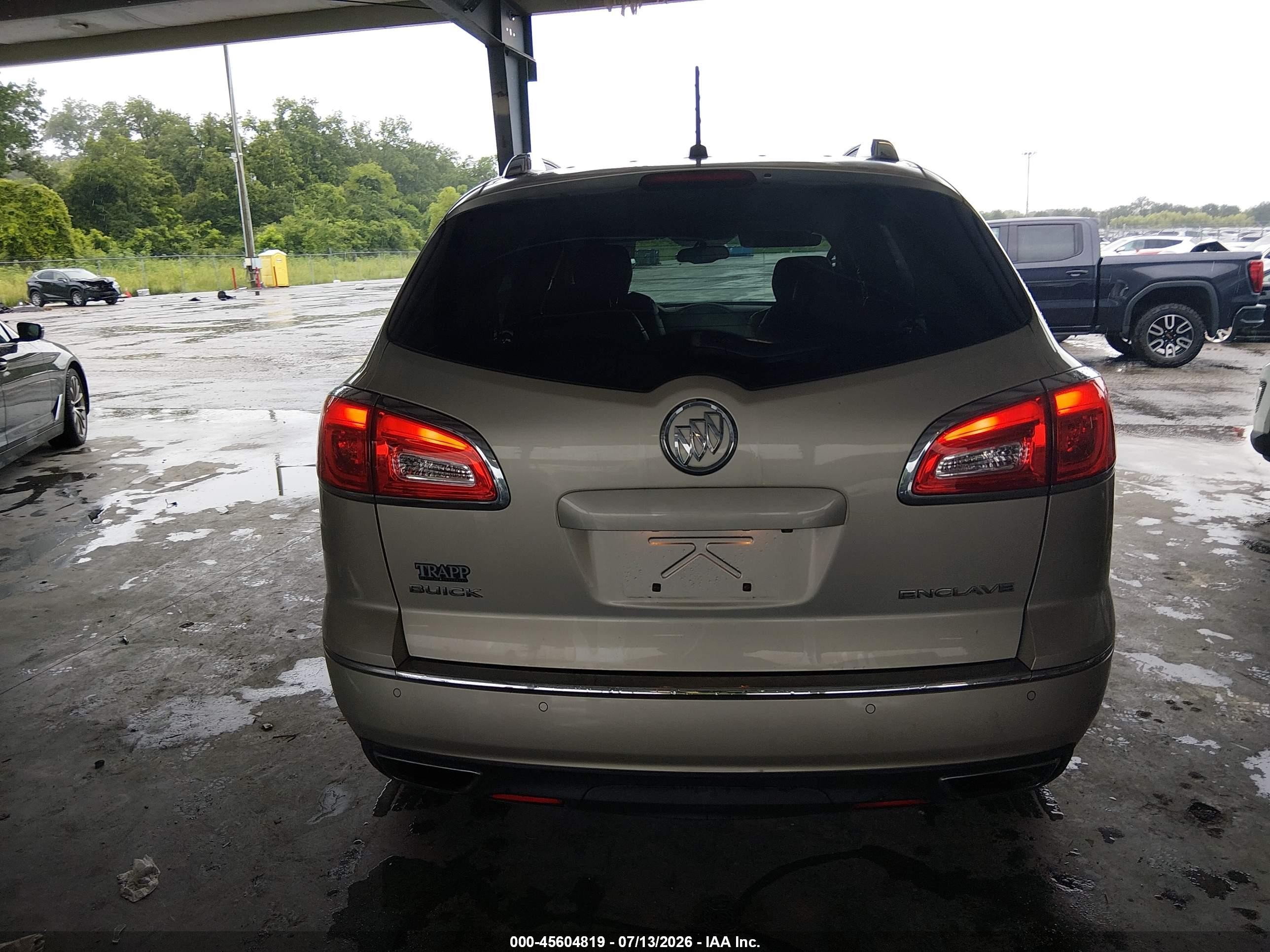 2013 Buick Enclave Leather Champagne vin: 5GAKRCKD7DJ230605