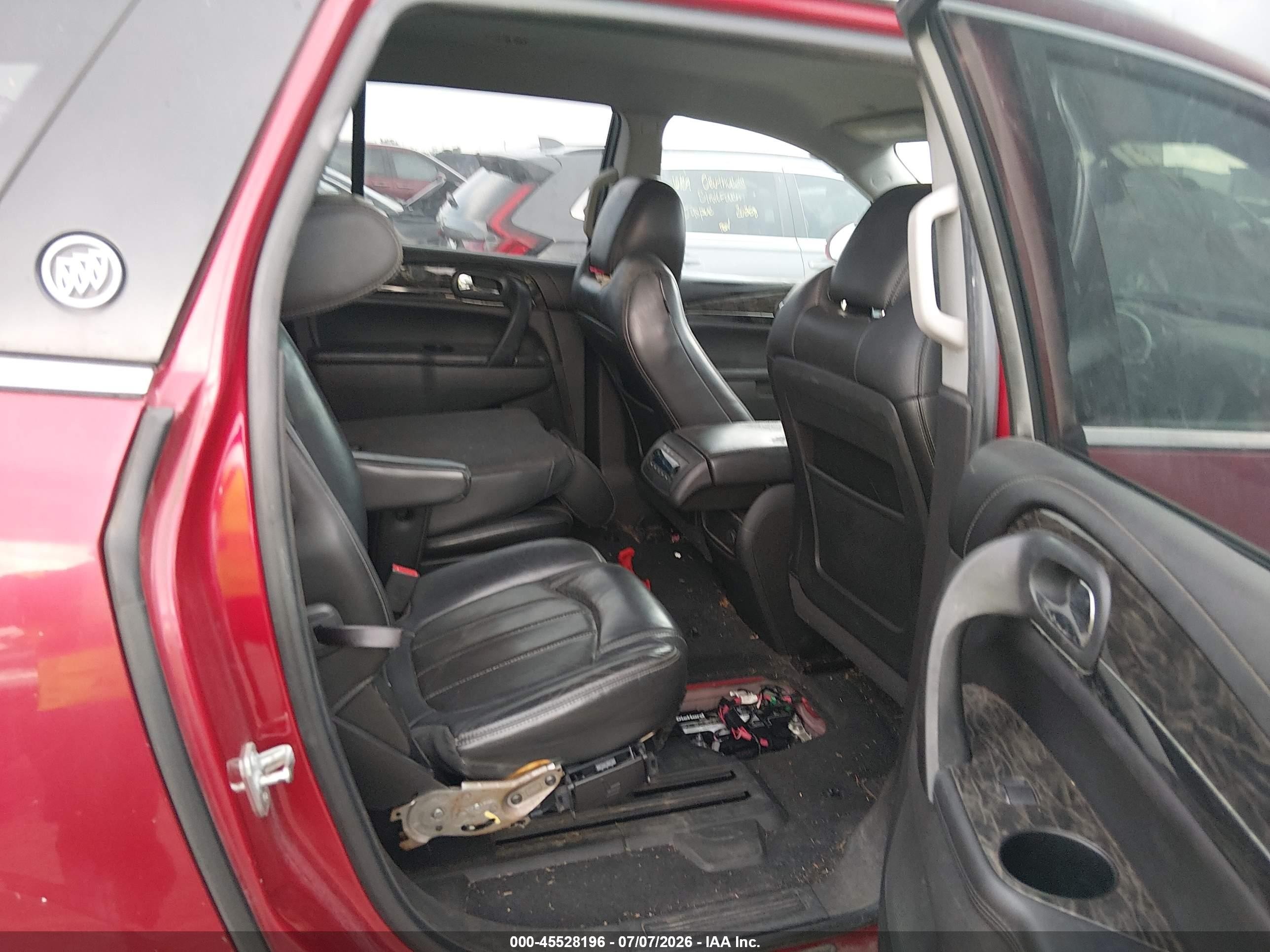 2013 Buick Enclave Leather Red vin: 5GAKRCKD7DJ241913