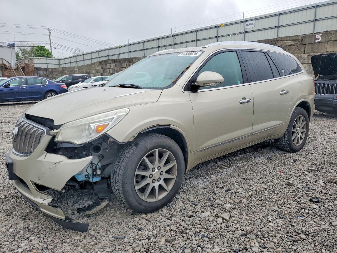 2013 Buick Enclave Gold vin: 5GAKRCKD7DJ250000