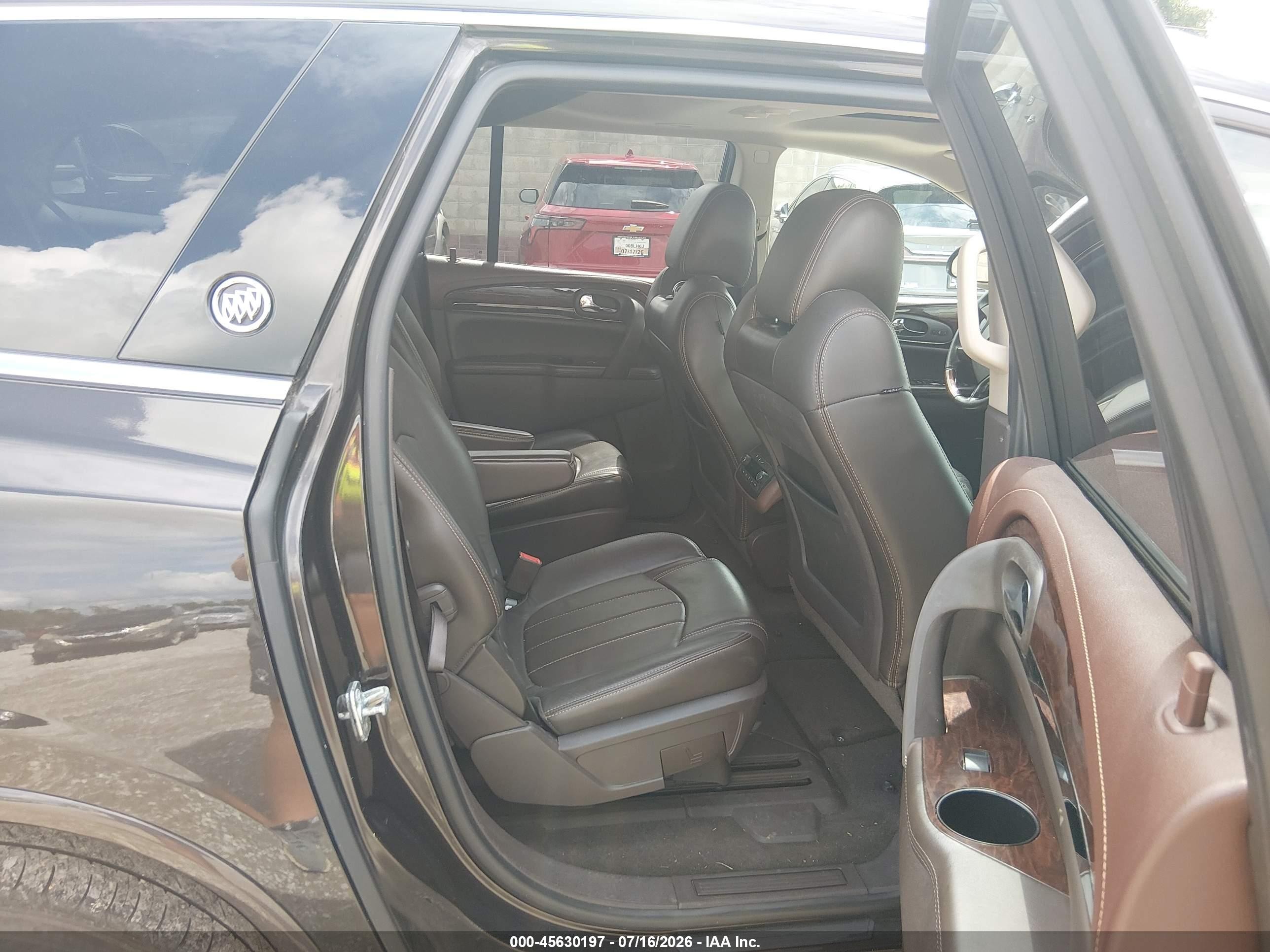 2013 Buick Enclave Leather Black vin: 5GAKRCKD7DJ253821