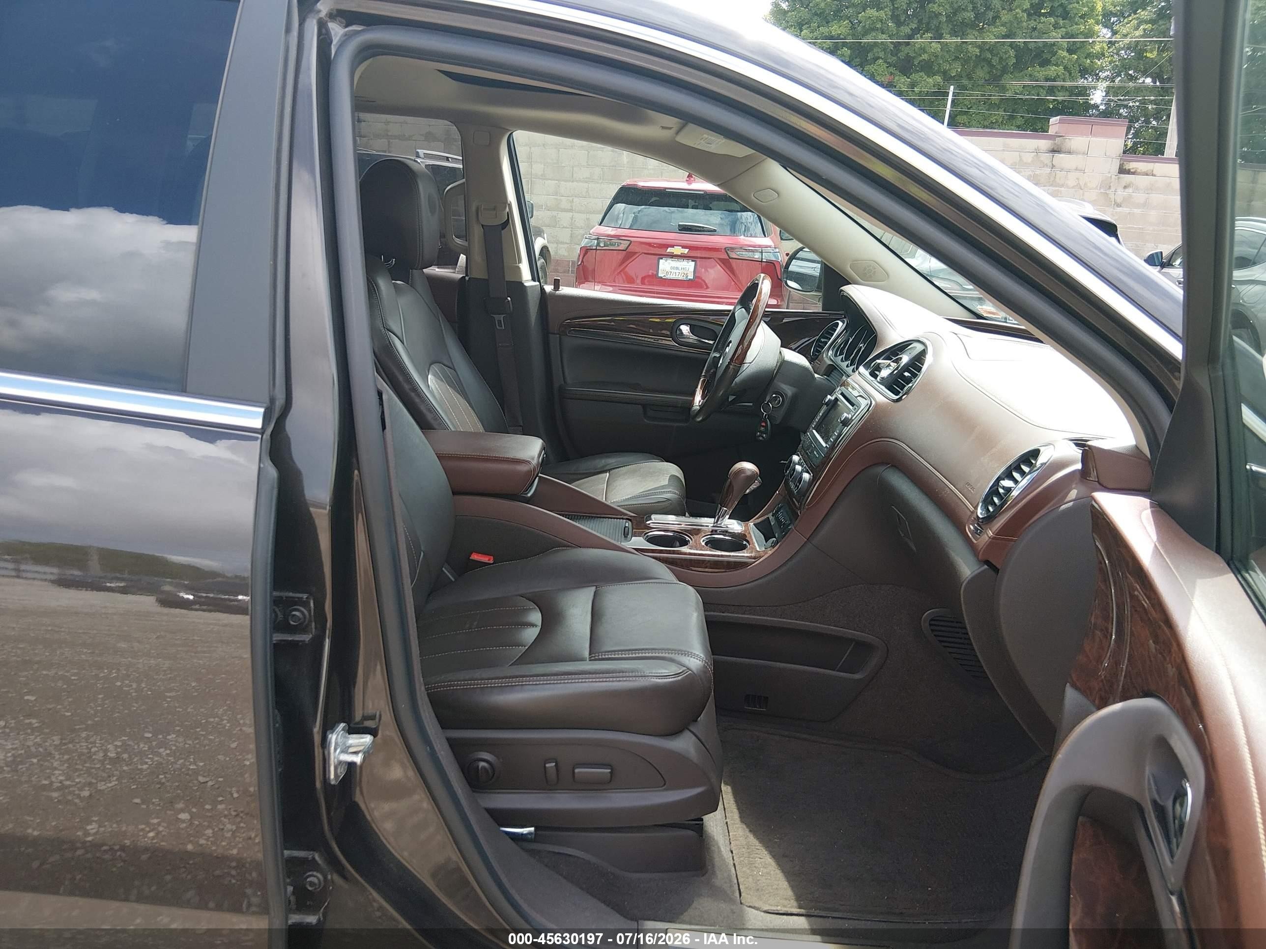 2013 Buick Enclave Leather Black vin: 5GAKRCKD7DJ253821