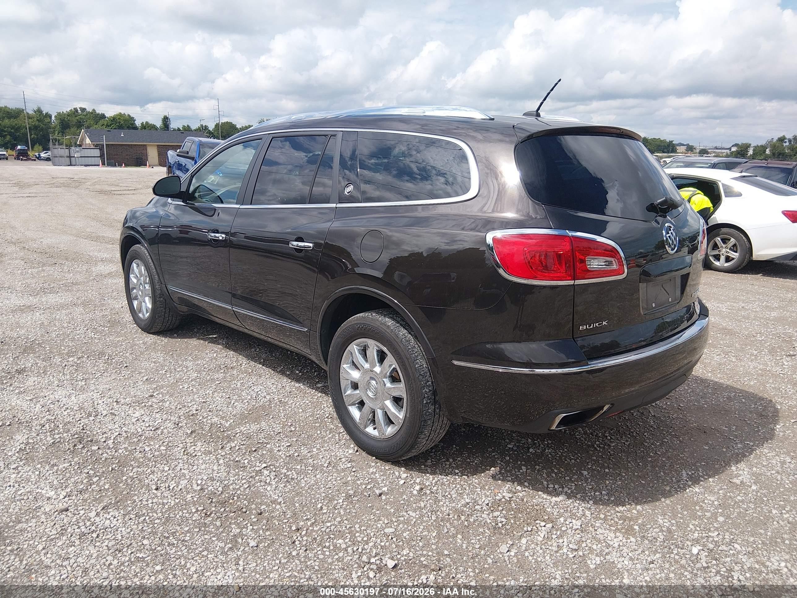 2013 Buick Enclave Leather Black vin: 5GAKRCKD7DJ253821