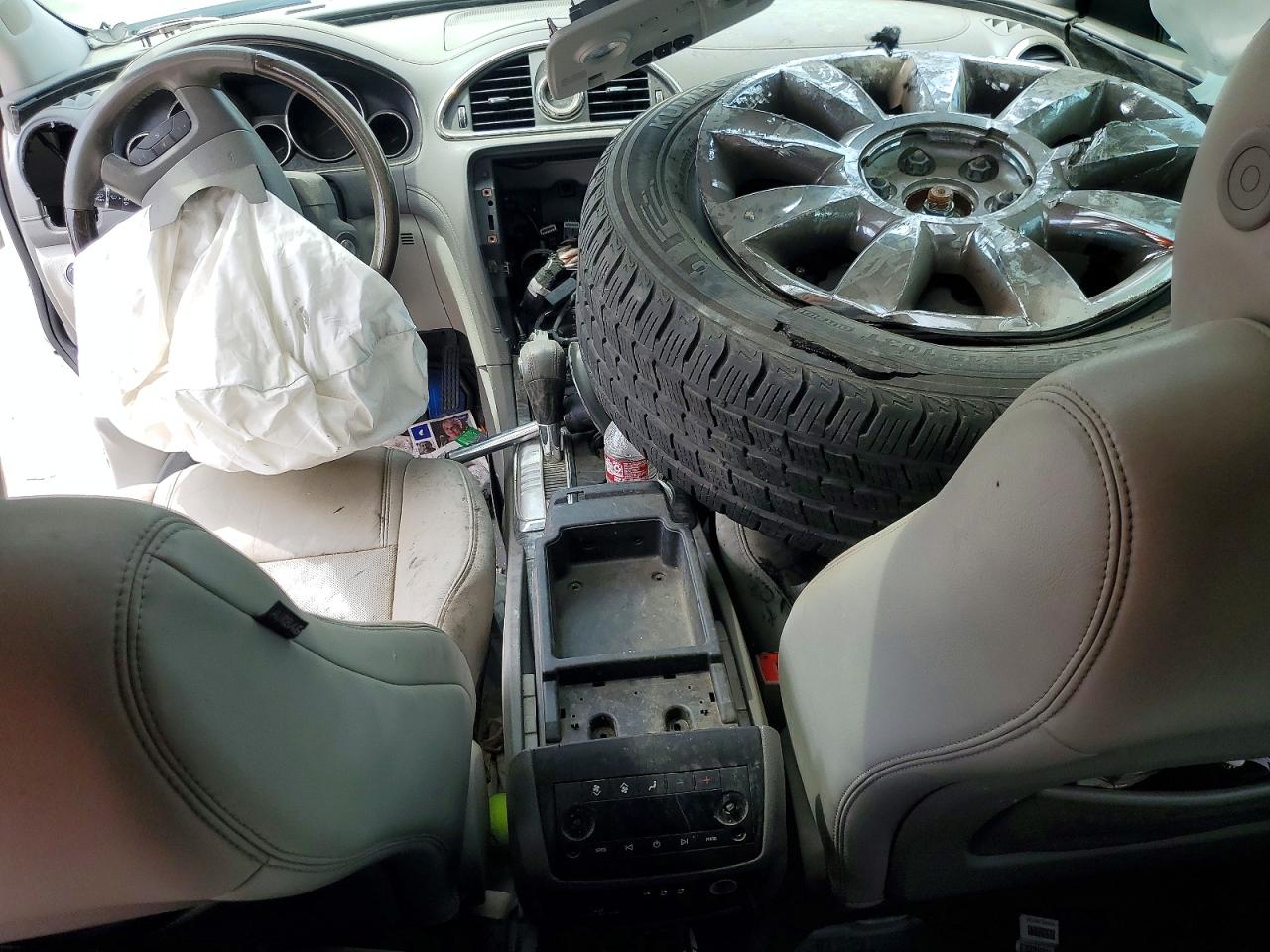 2014 Buick Enclave Белый vin: 5GAKRCKD7EJ132126