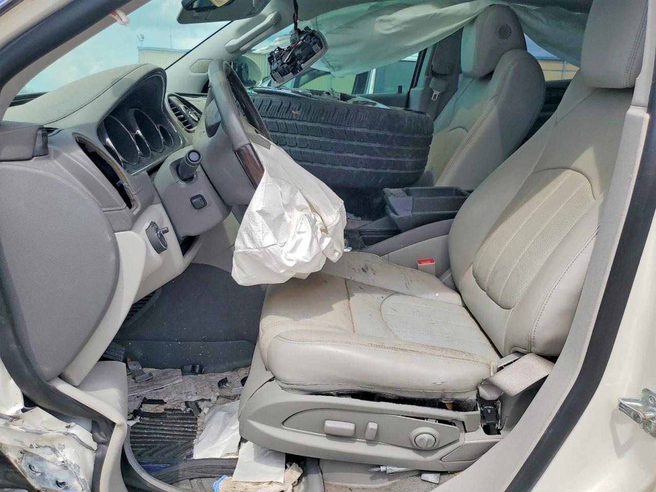 2014 Buick Enclave Белый vin: 5GAKRCKD7EJ132126