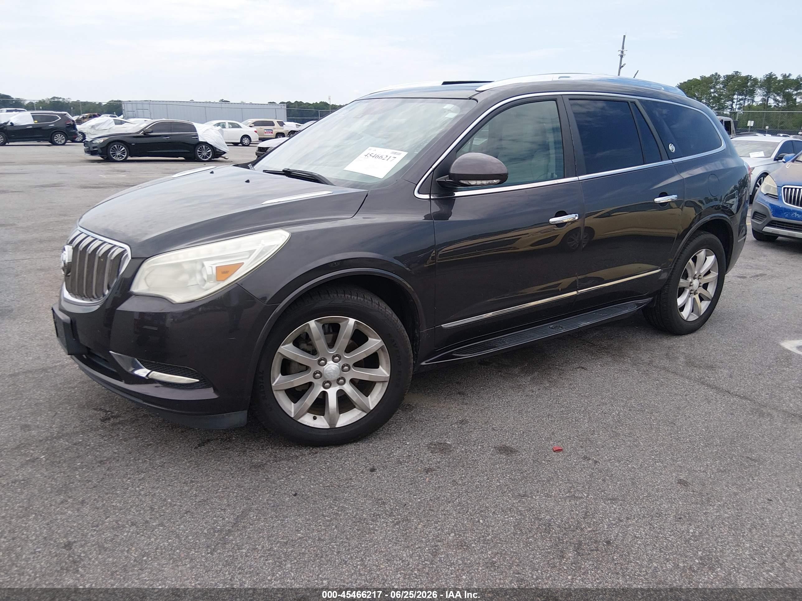2014 Buick Enclave Premium Gray vin: 5GAKRCKD7EJ351989