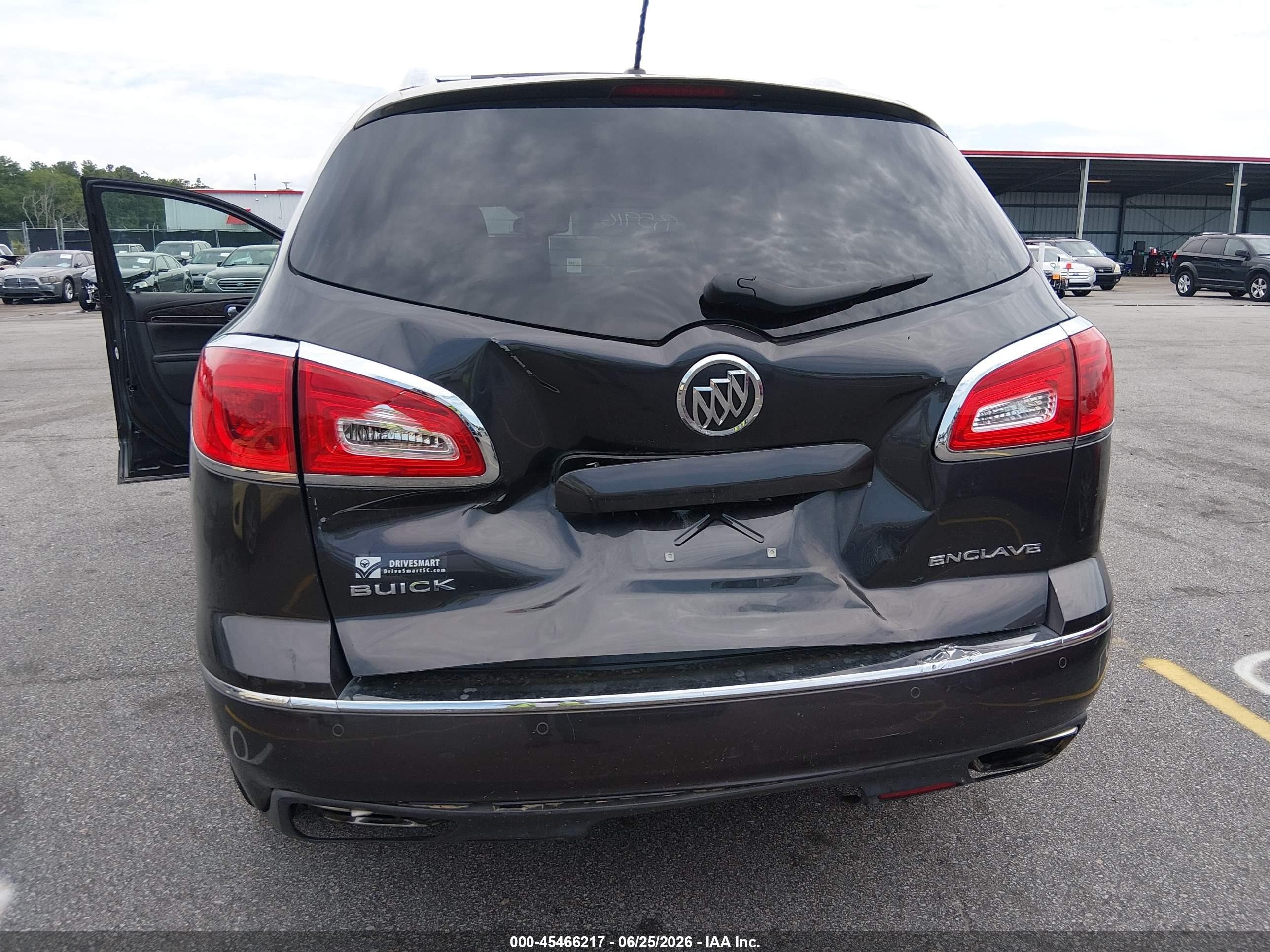 2014 Buick Enclave Premium Gray vin: 5GAKRCKD7EJ351989