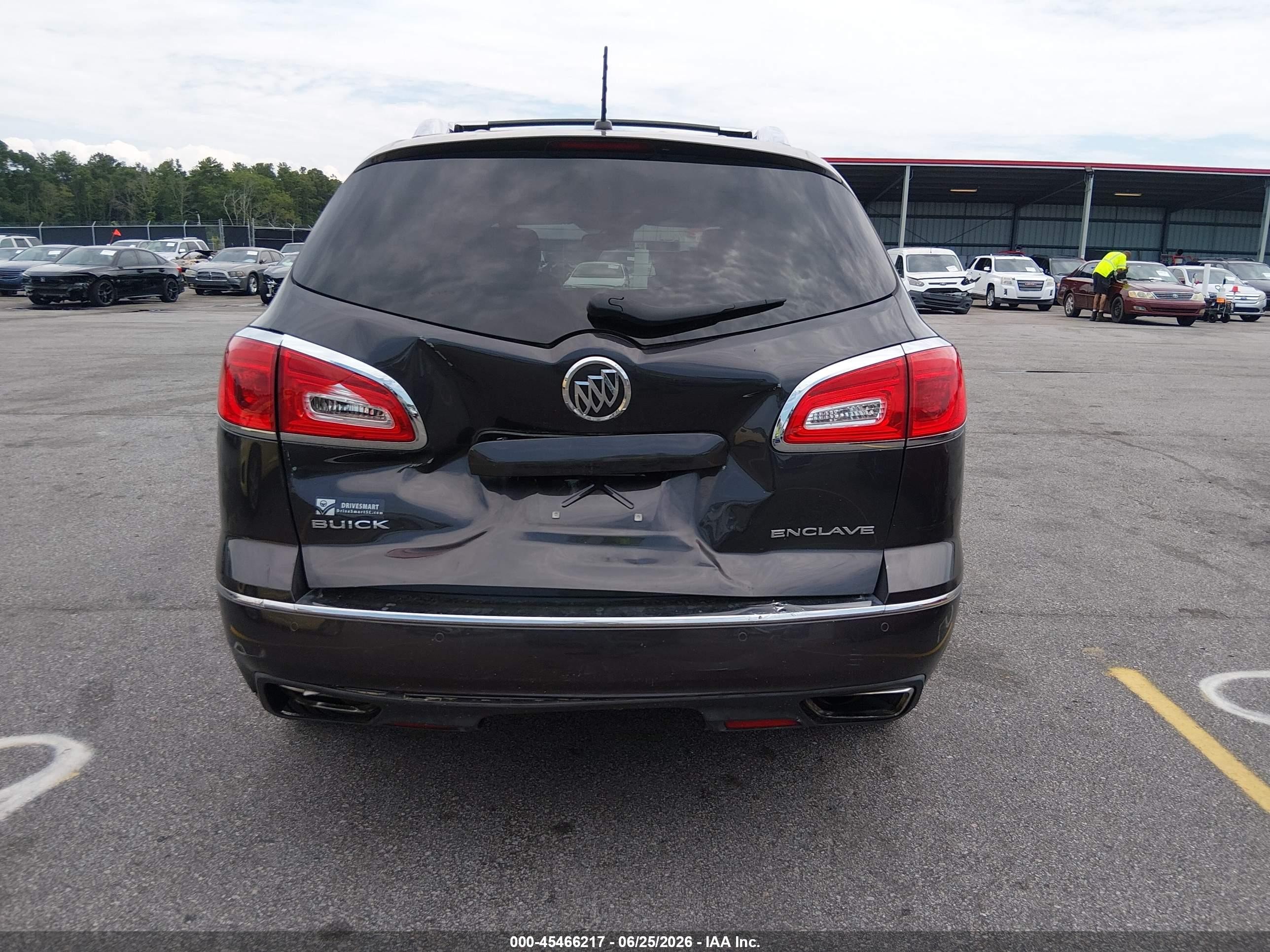 2014 Buick Enclave Premium Gray vin: 5GAKRCKD7EJ351989