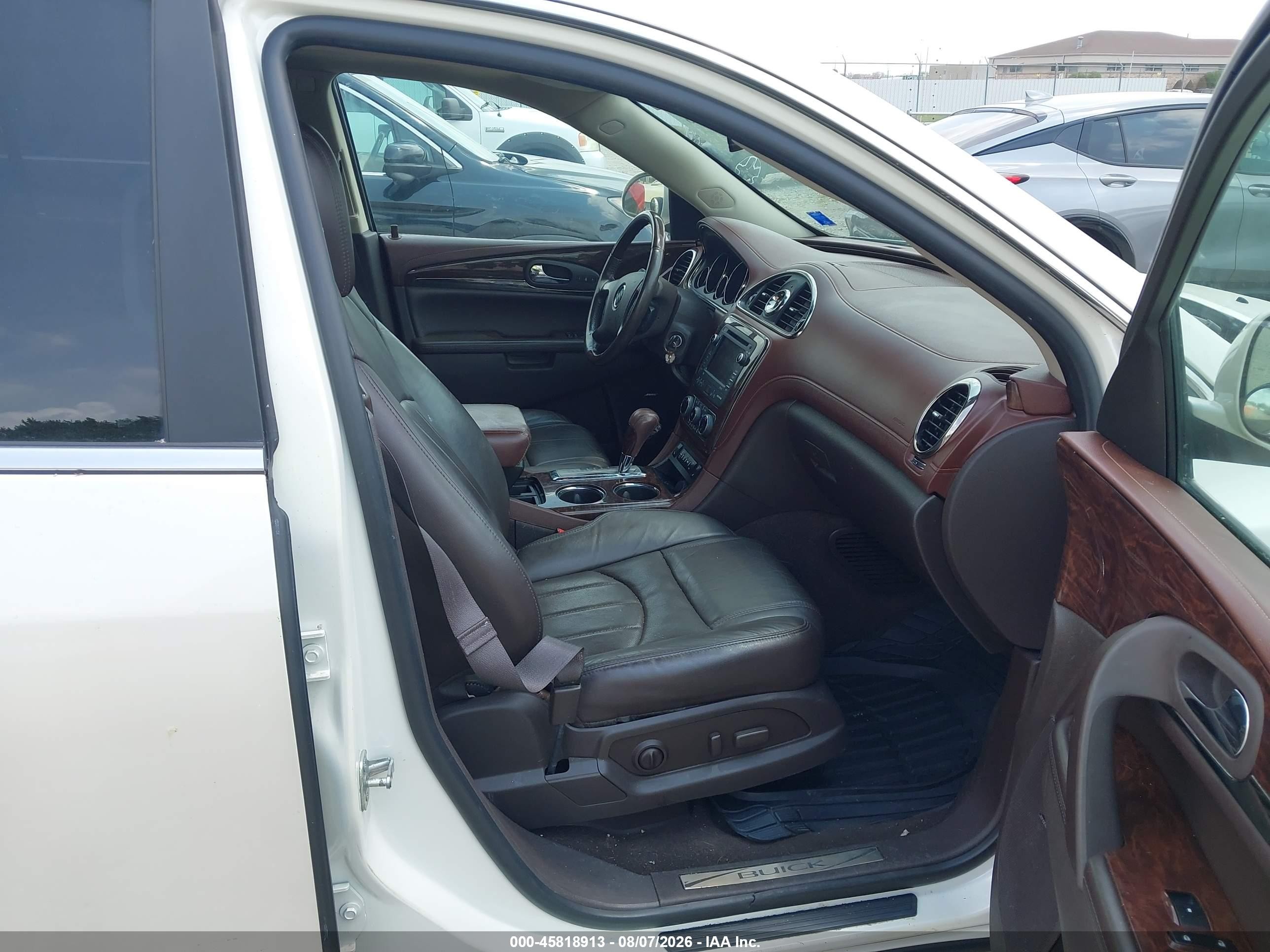 2014 Buick Enclave Premium White vin: 5GAKRCKD7EJ353256