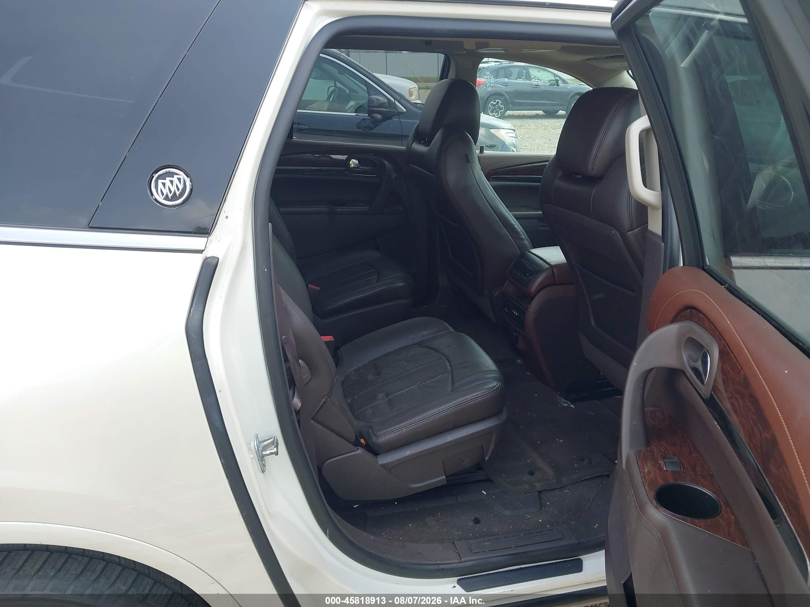 2014 Buick Enclave Premium White vin: 5GAKRCKD7EJ353256