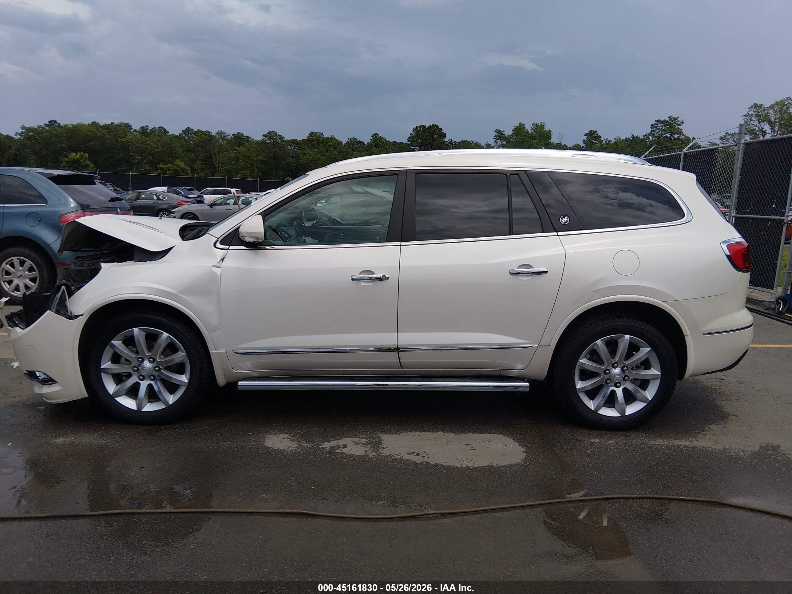 2015 Buick Enclave Premium Белый vin: 5GAKRCKD7FJ122410