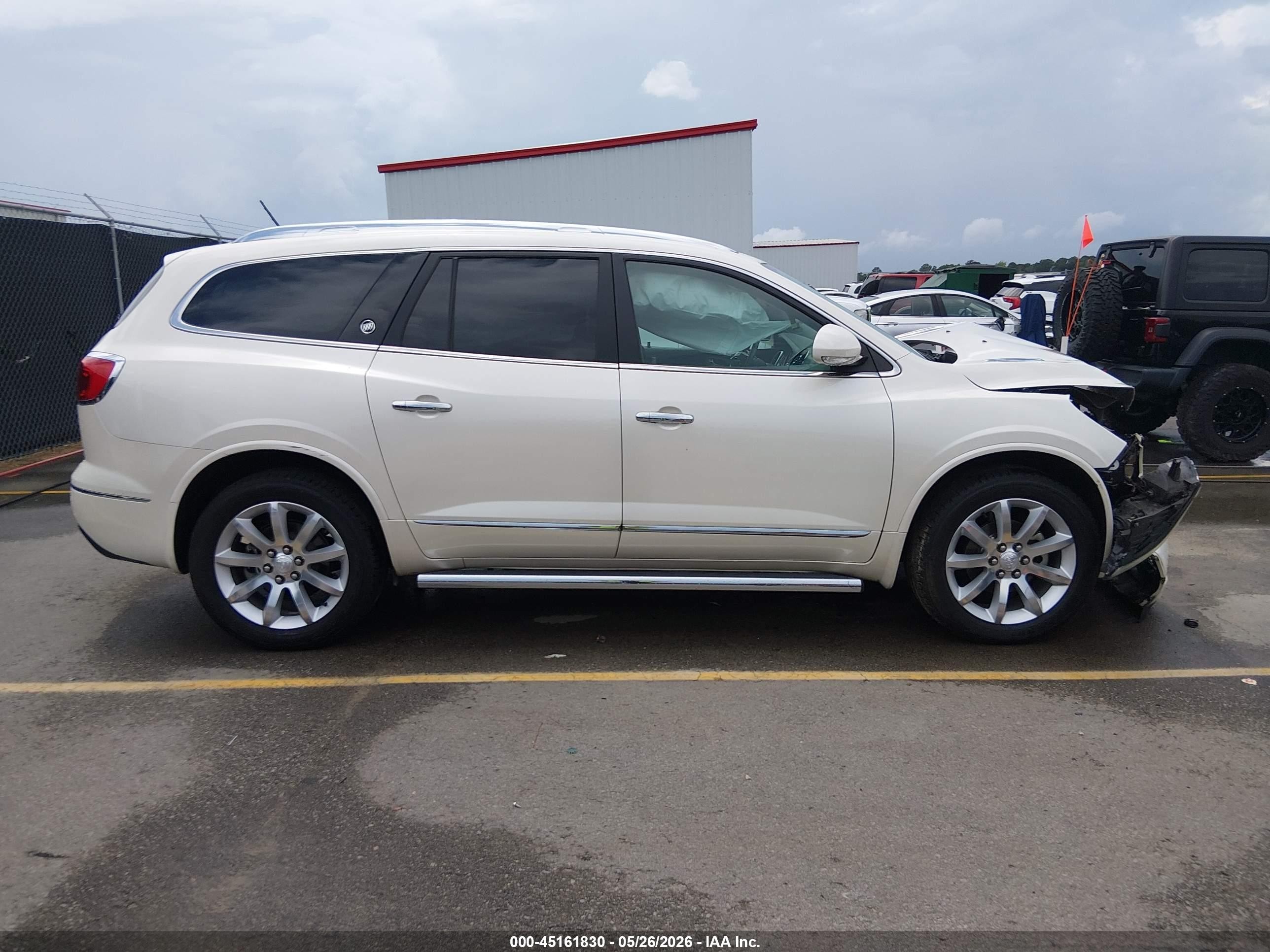 2015 Buick Enclave Premium Белый vin: 5GAKRCKD7FJ122410