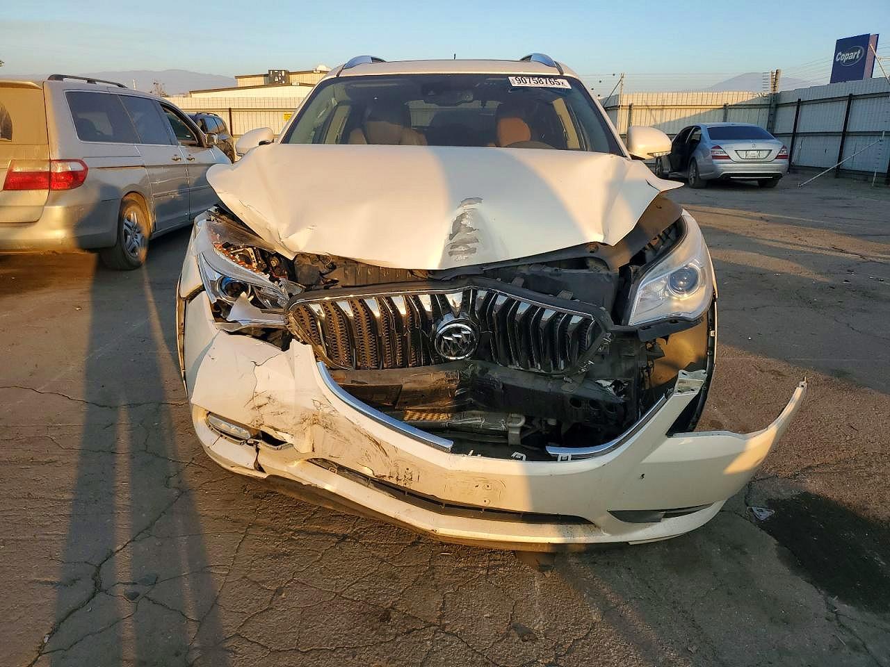 2015 Buick Enclave Cream vin: 5GAKRCKD7FJ228419
