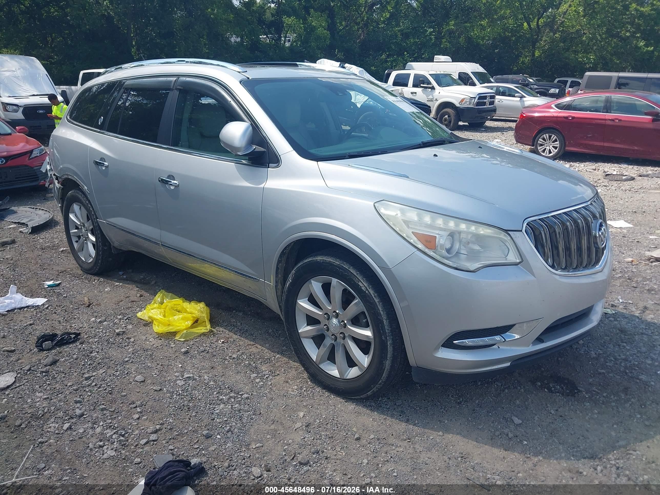 2015 Buick Enclave Premium Silver vin: 5GAKRCKD7FJ355316
