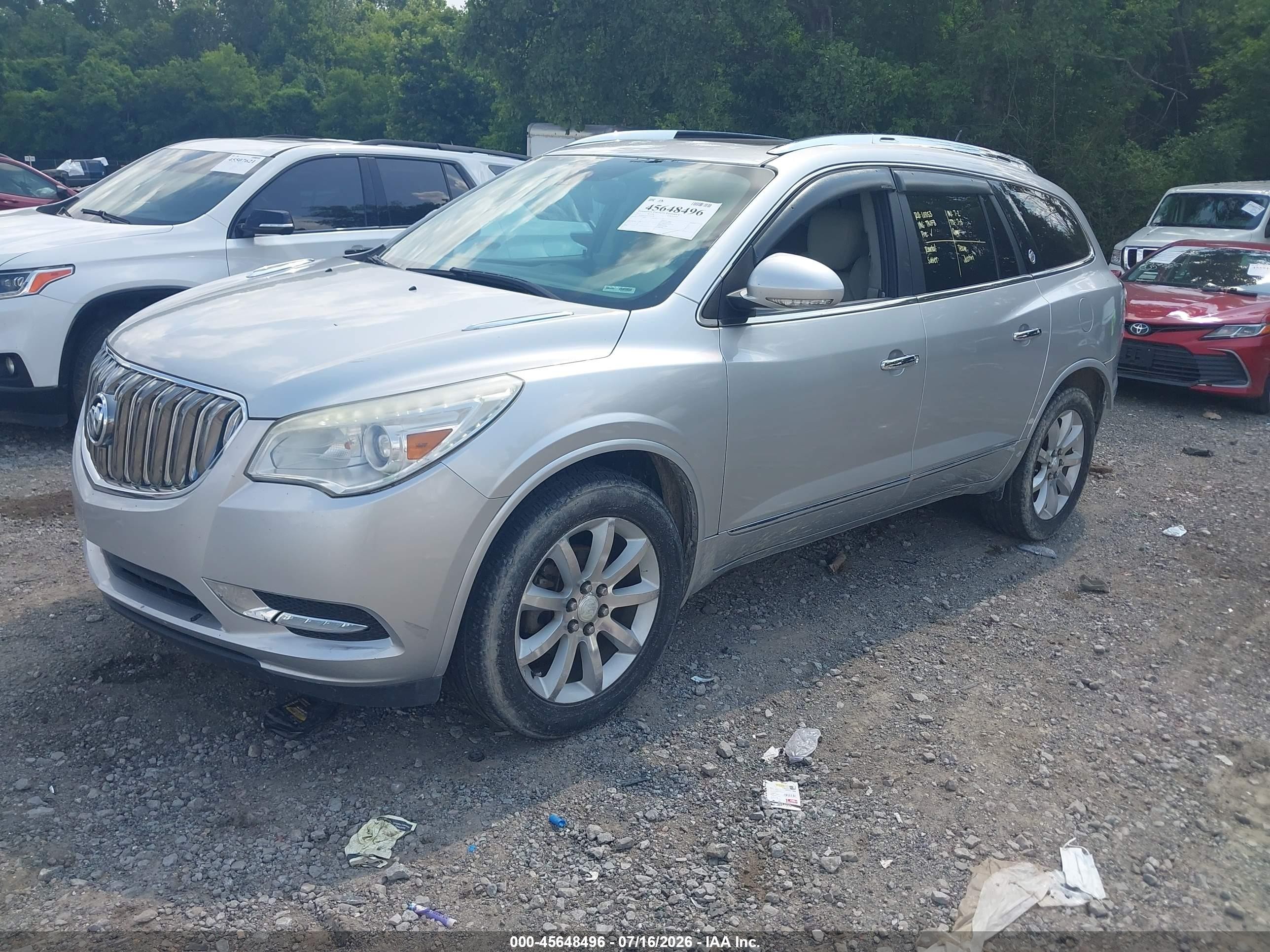 2015 Buick Enclave Premium Silver vin: 5GAKRCKD7FJ355316