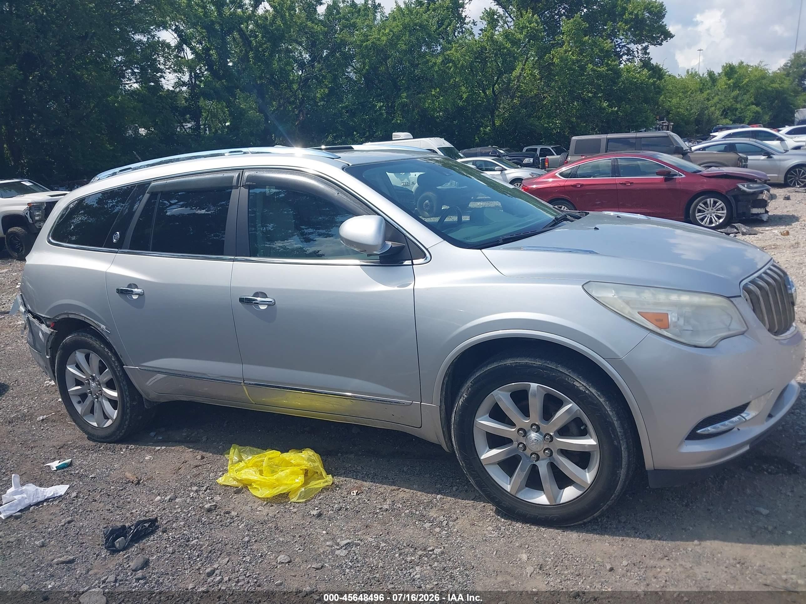 2015 Buick Enclave Premium Silver vin: 5GAKRCKD7FJ355316