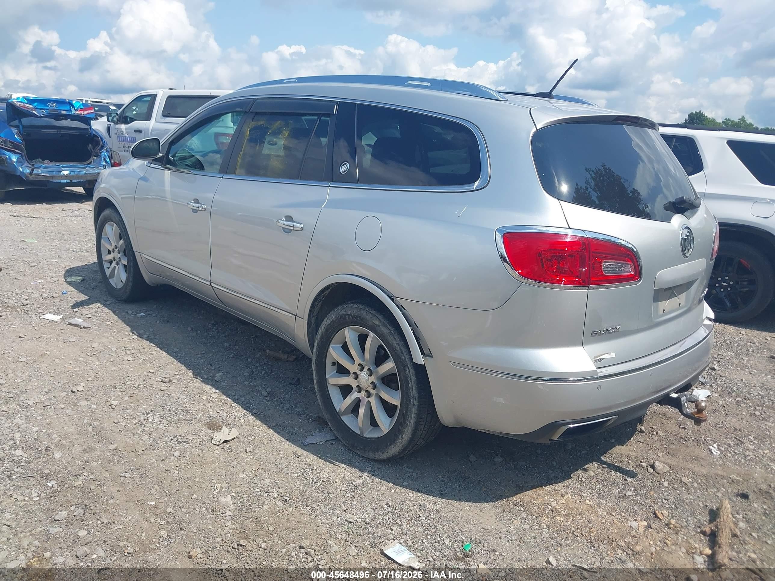 2015 Buick Enclave Premium Silver vin: 5GAKRCKD7FJ355316