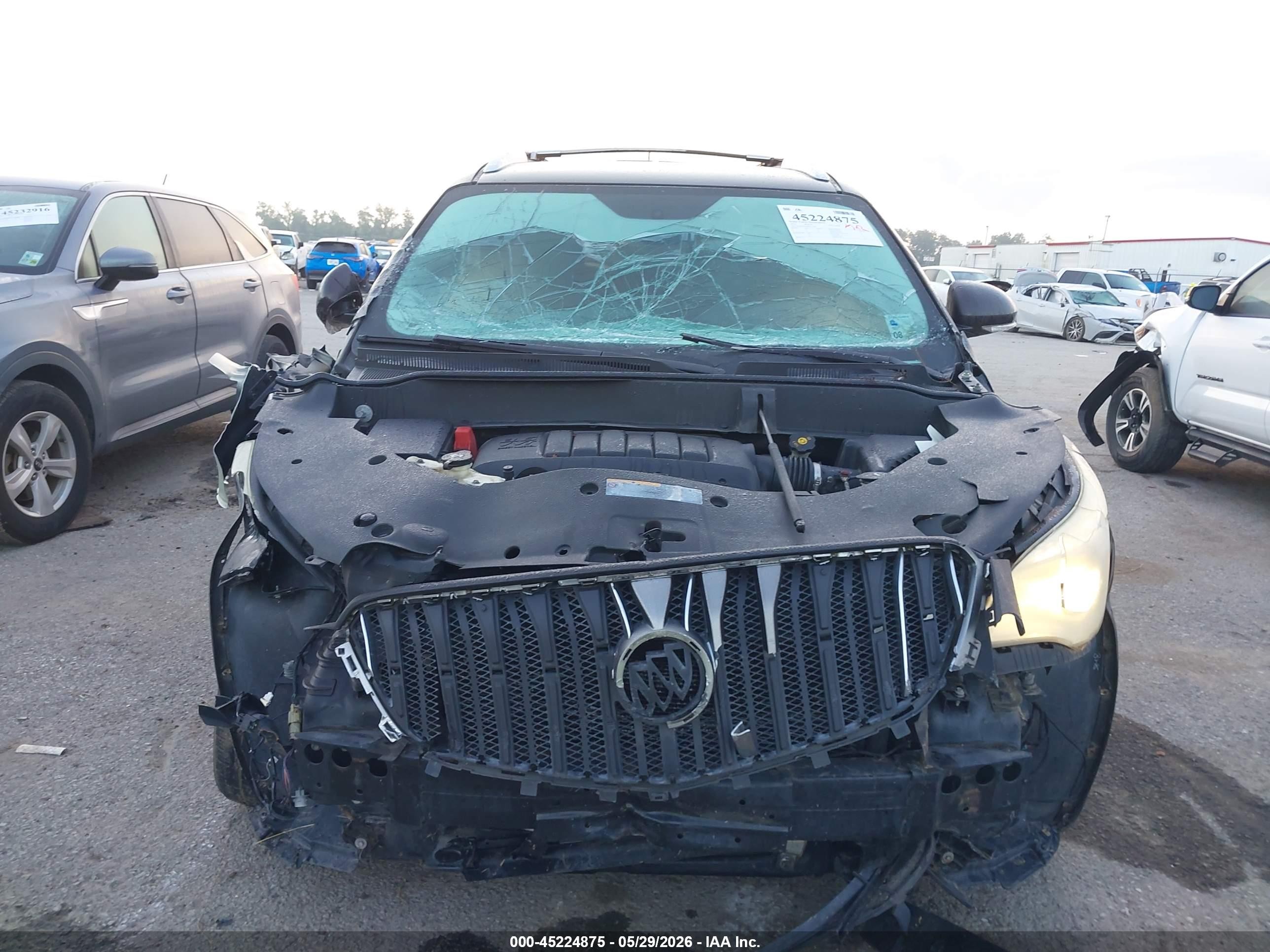 2013 Buick Enclave Leather Gray vin: 5GAKRCKD8DJ112434