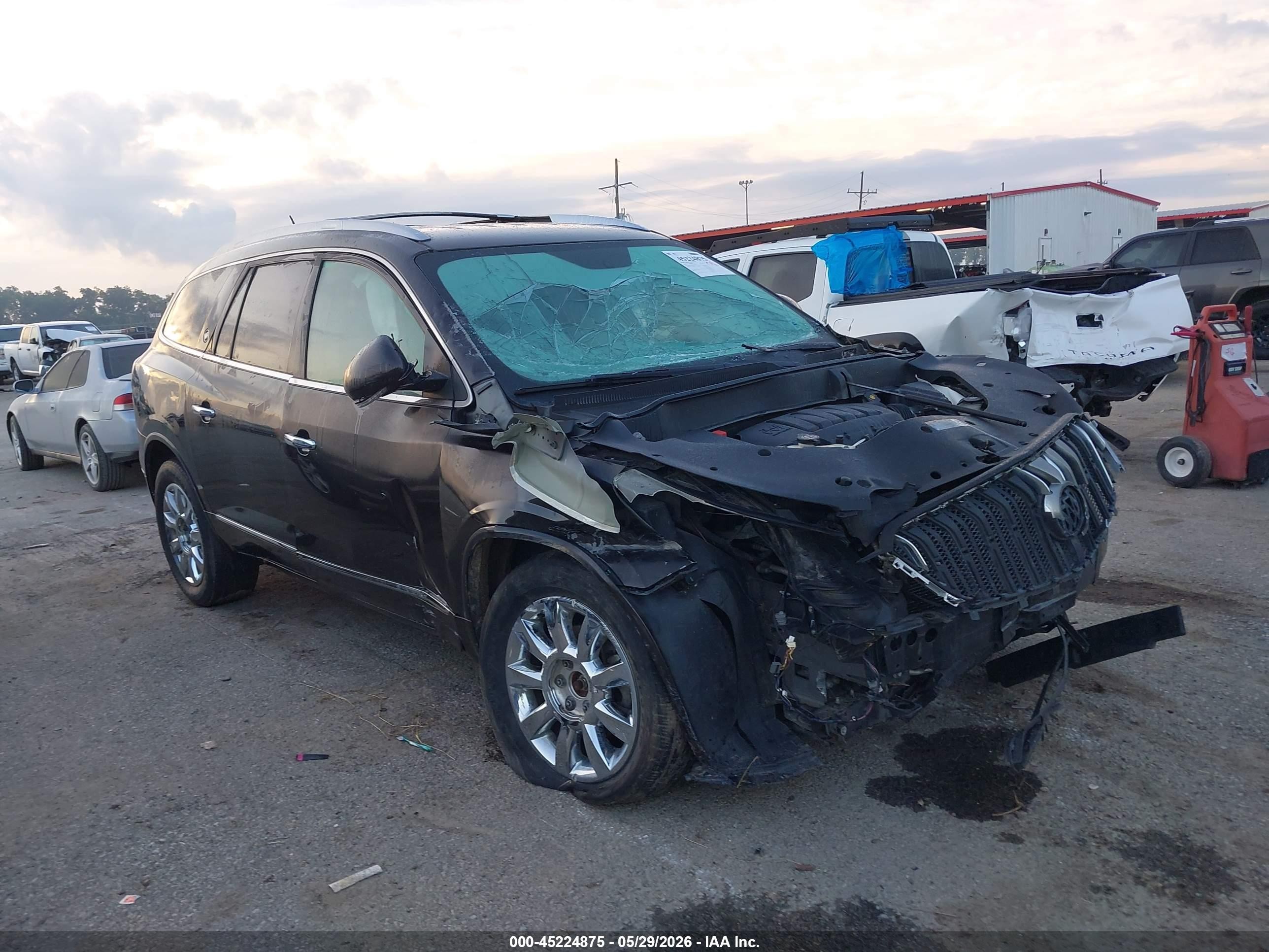 2013 Buick Enclave Leather Gray vin: 5GAKRCKD8DJ112434