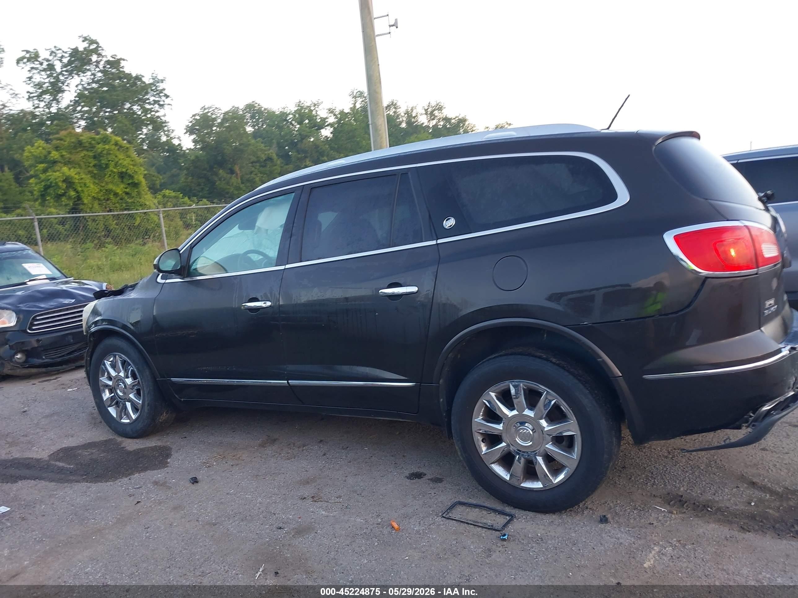 2013 Buick Enclave Leather Gray vin: 5GAKRCKD8DJ112434