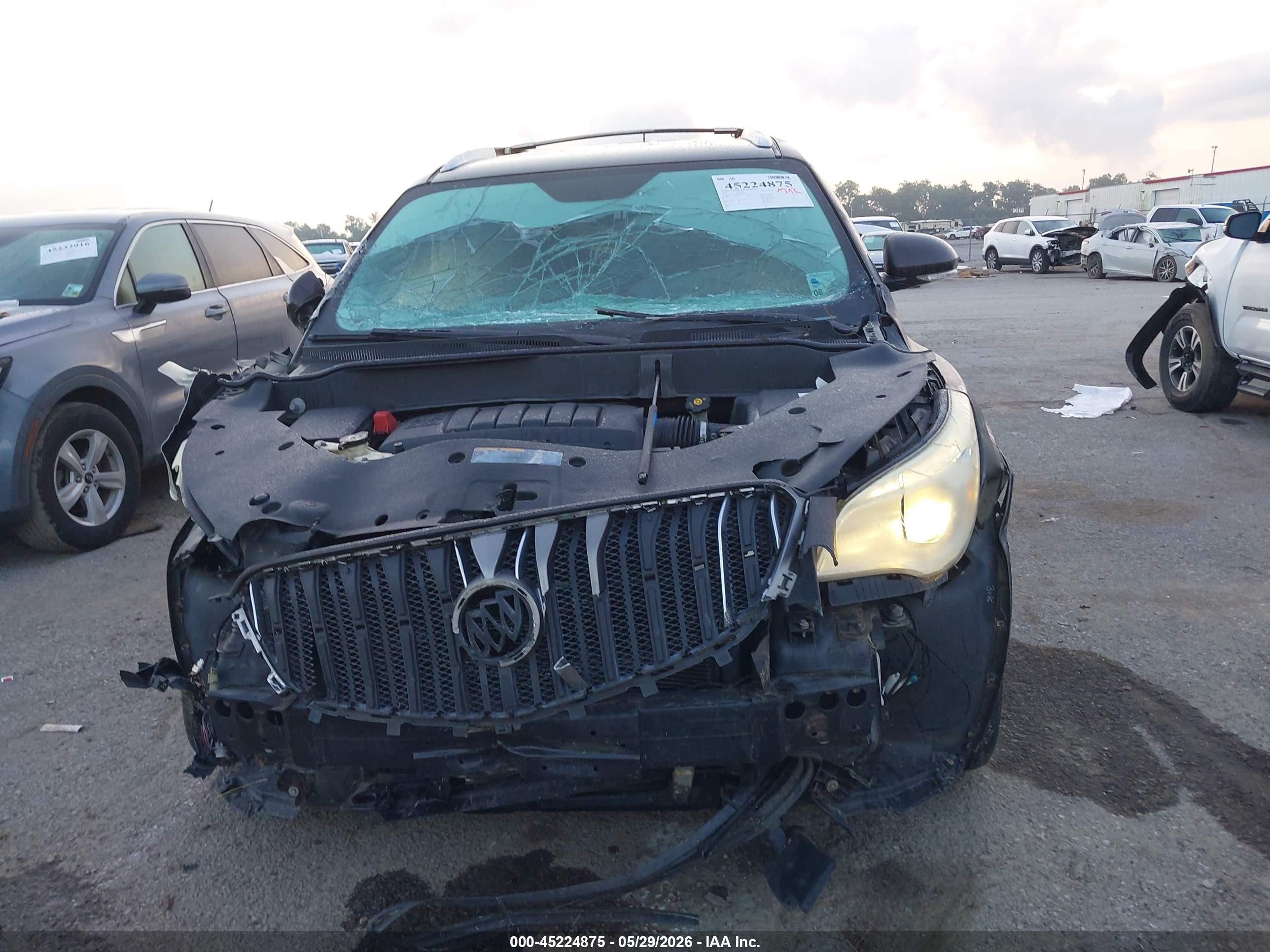 2013 Buick Enclave Leather Gray vin: 5GAKRCKD8DJ112434