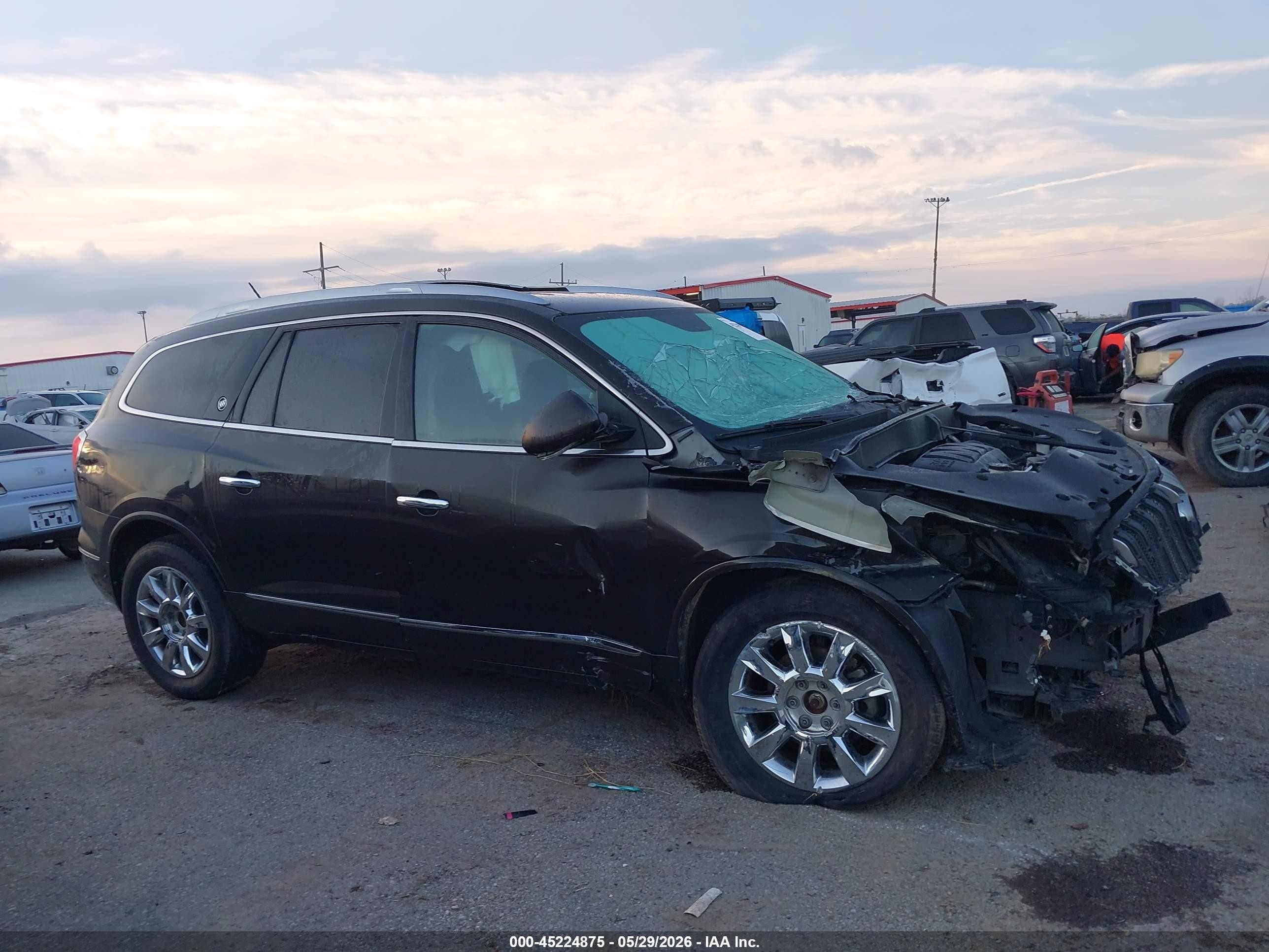 2013 Buick Enclave Leather Gray vin: 5GAKRCKD8DJ112434