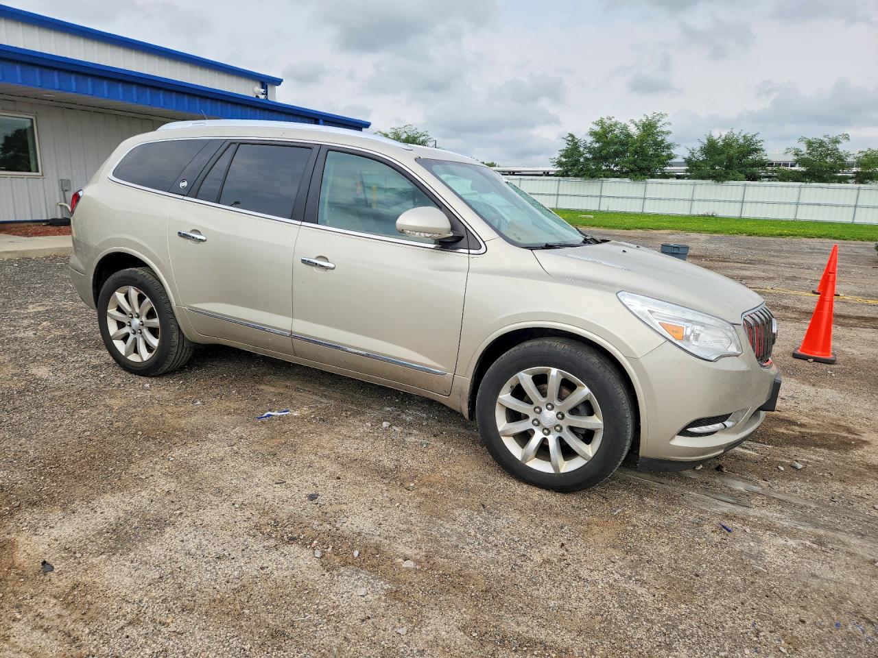 2013 Buick Enclave Желто-коричневый vin: 5GAKRCKD8DJ188302