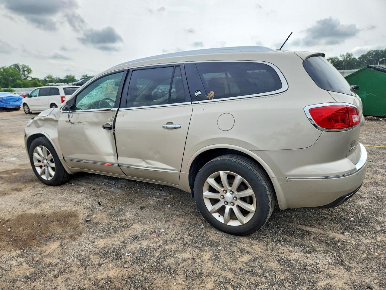 2013 Buick Enclave Желто-коричневый vin: 5GAKRCKD8DJ188302