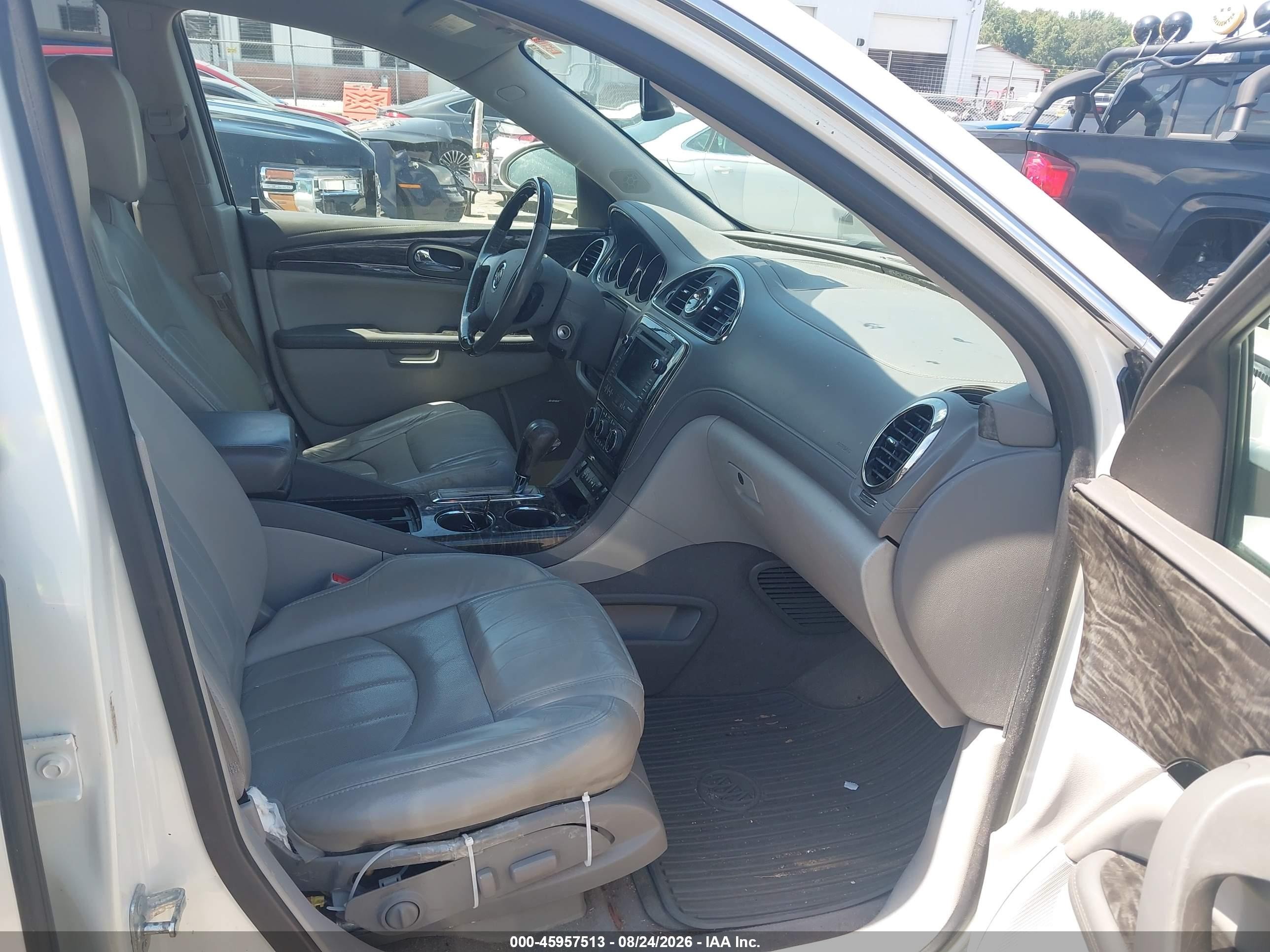 2014 Buick Enclave Premium White vin: 5GAKRCKD8EJ336451