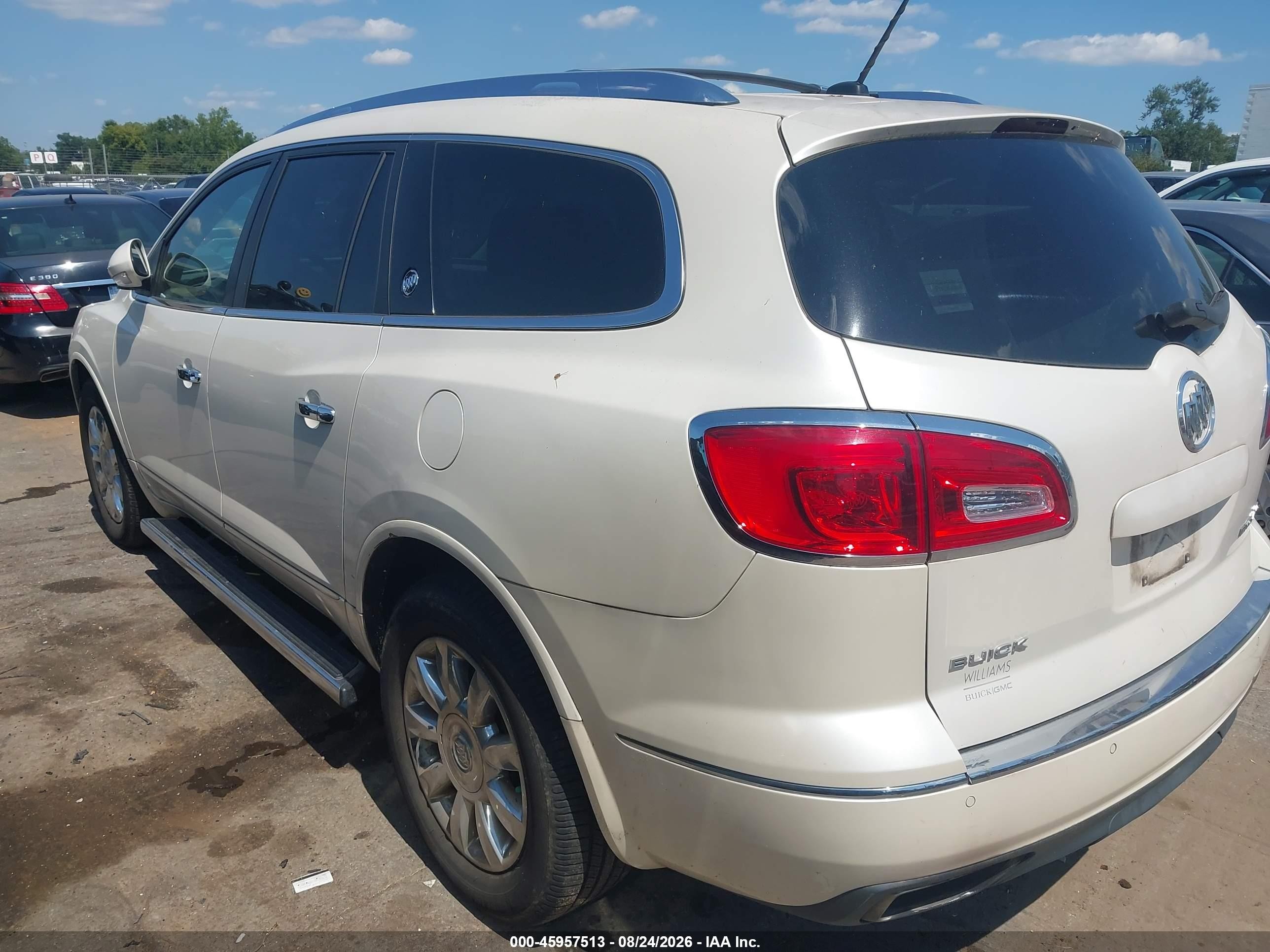 2014 Buick Enclave Premium White vin: 5GAKRCKD8EJ336451