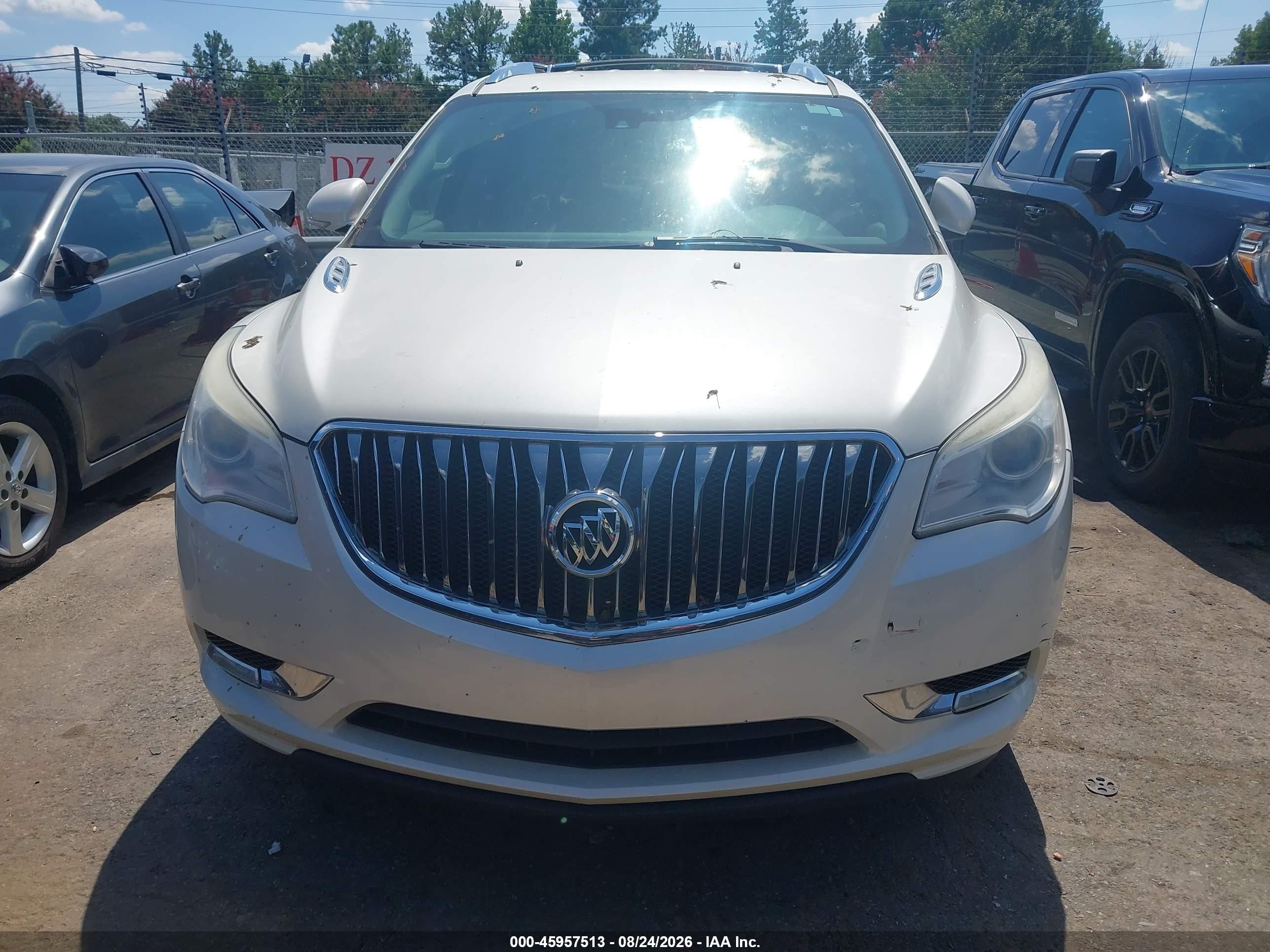 2014 Buick Enclave Premium White vin: 5GAKRCKD8EJ336451