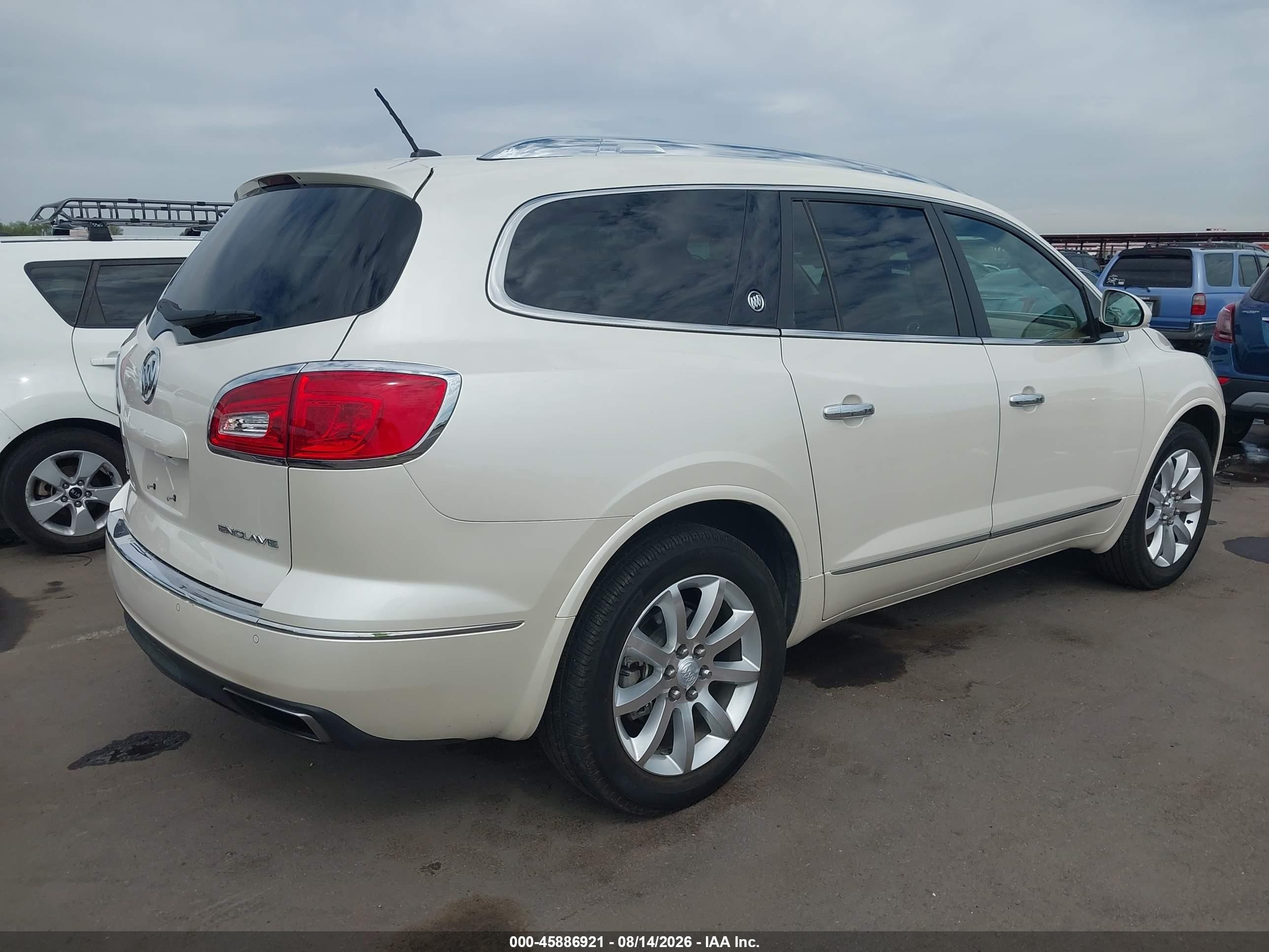 2014 Buick Enclave Premium Белый vin: 5GAKRCKD8EJ357722