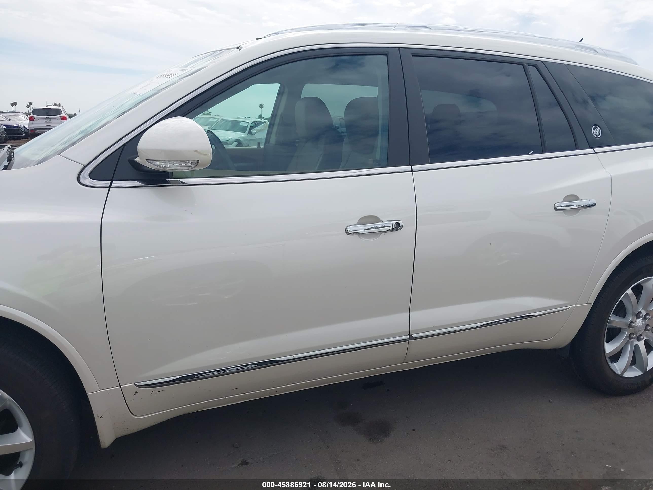 2014 Buick Enclave Premium Белый vin: 5GAKRCKD8EJ357722