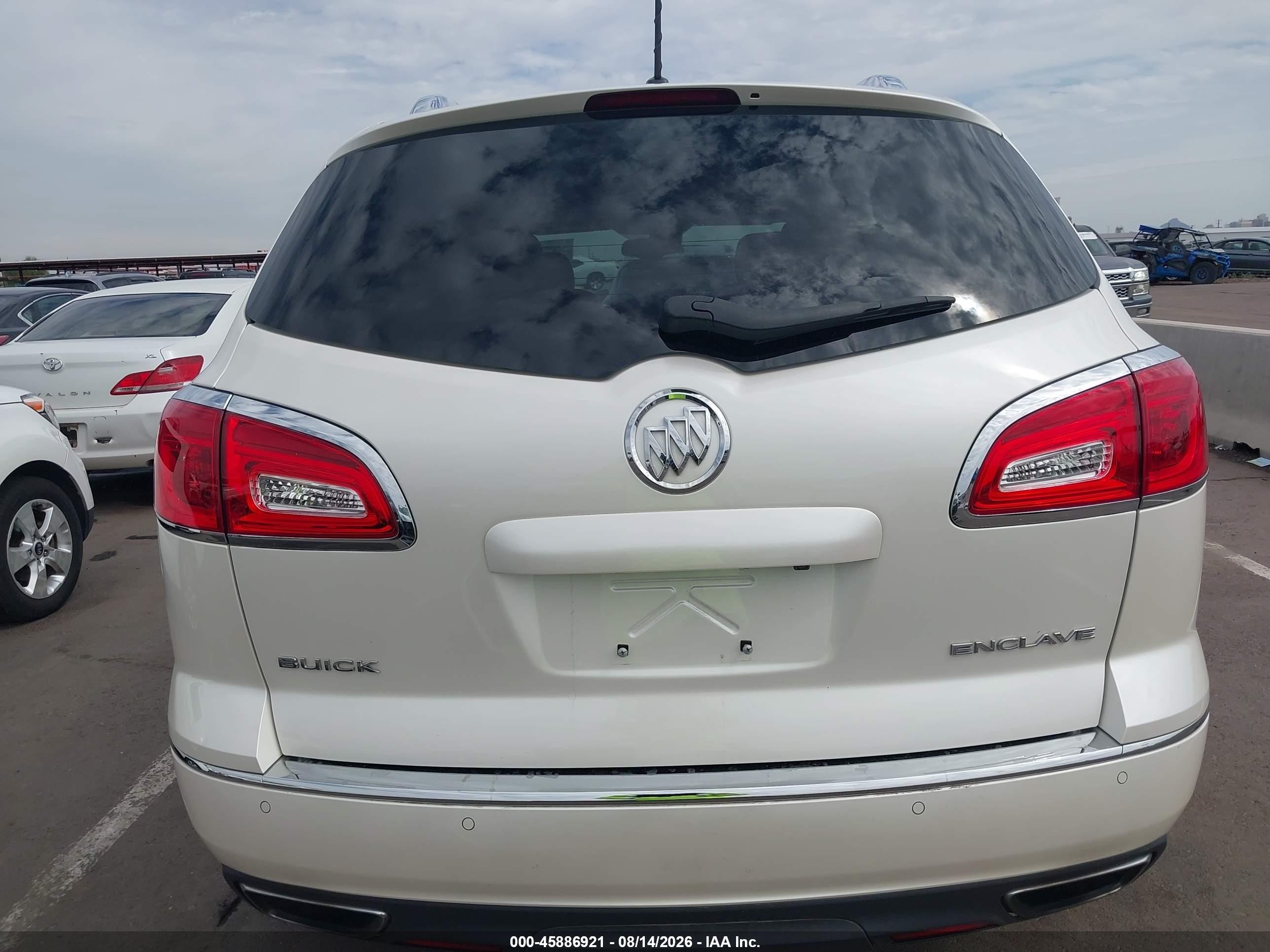 2014 Buick Enclave Premium Белый vin: 5GAKRCKD8EJ357722